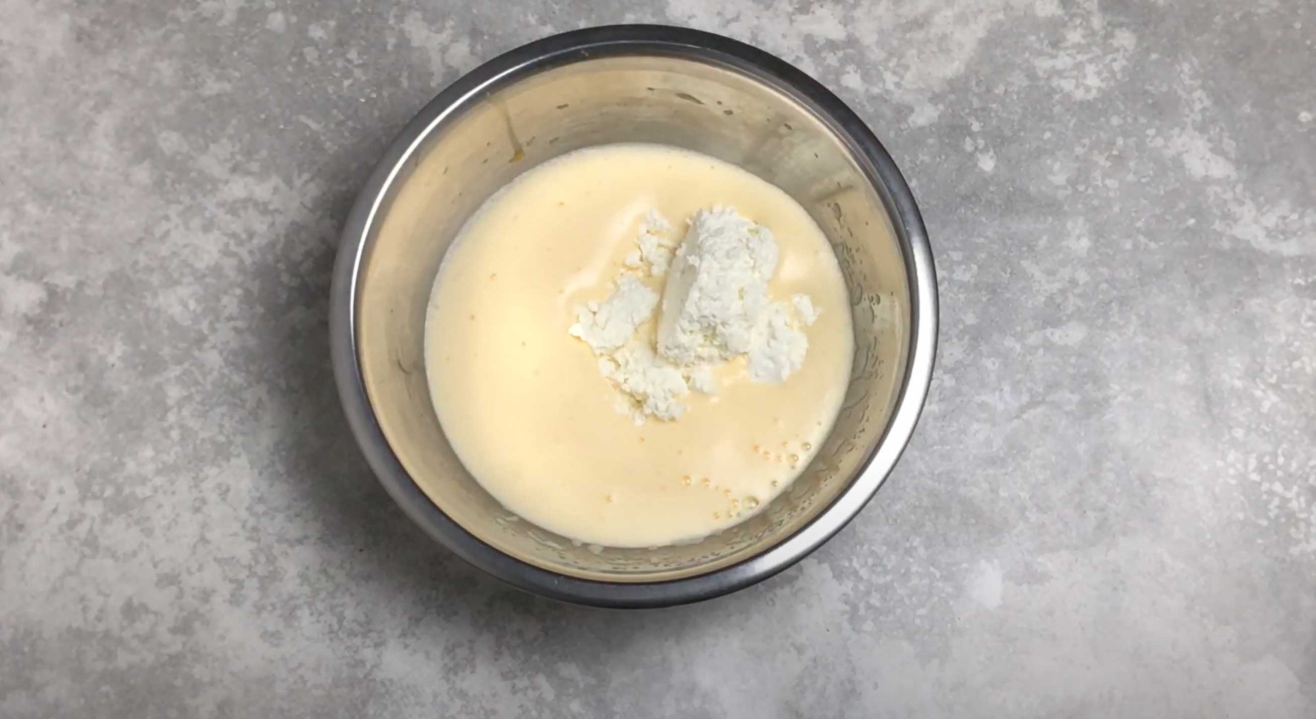 Gâteau Charlotte sain aux pommes et au fromage blanc (sans sucre) - Étape 3