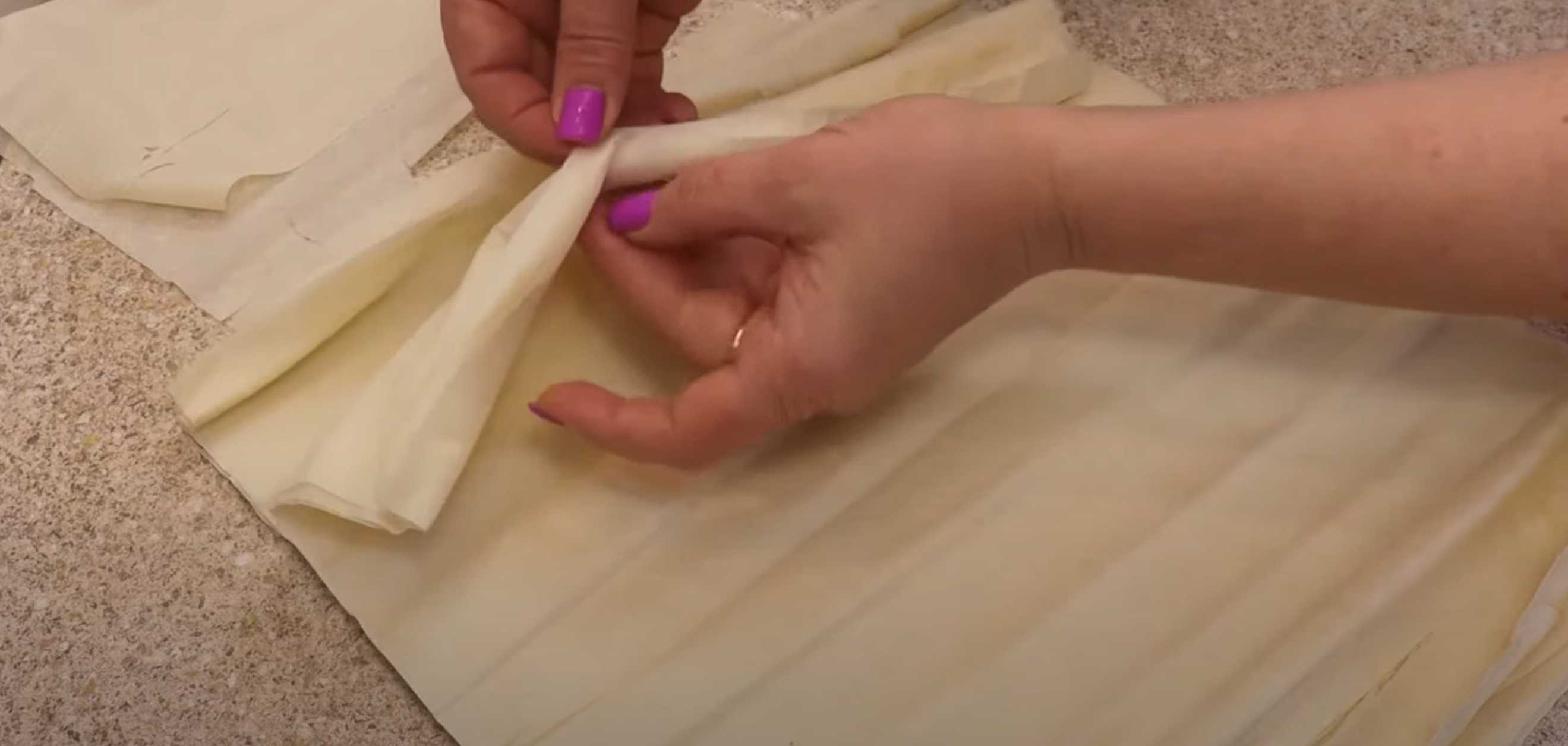 Charlotte à la pâte filo - Étape 3