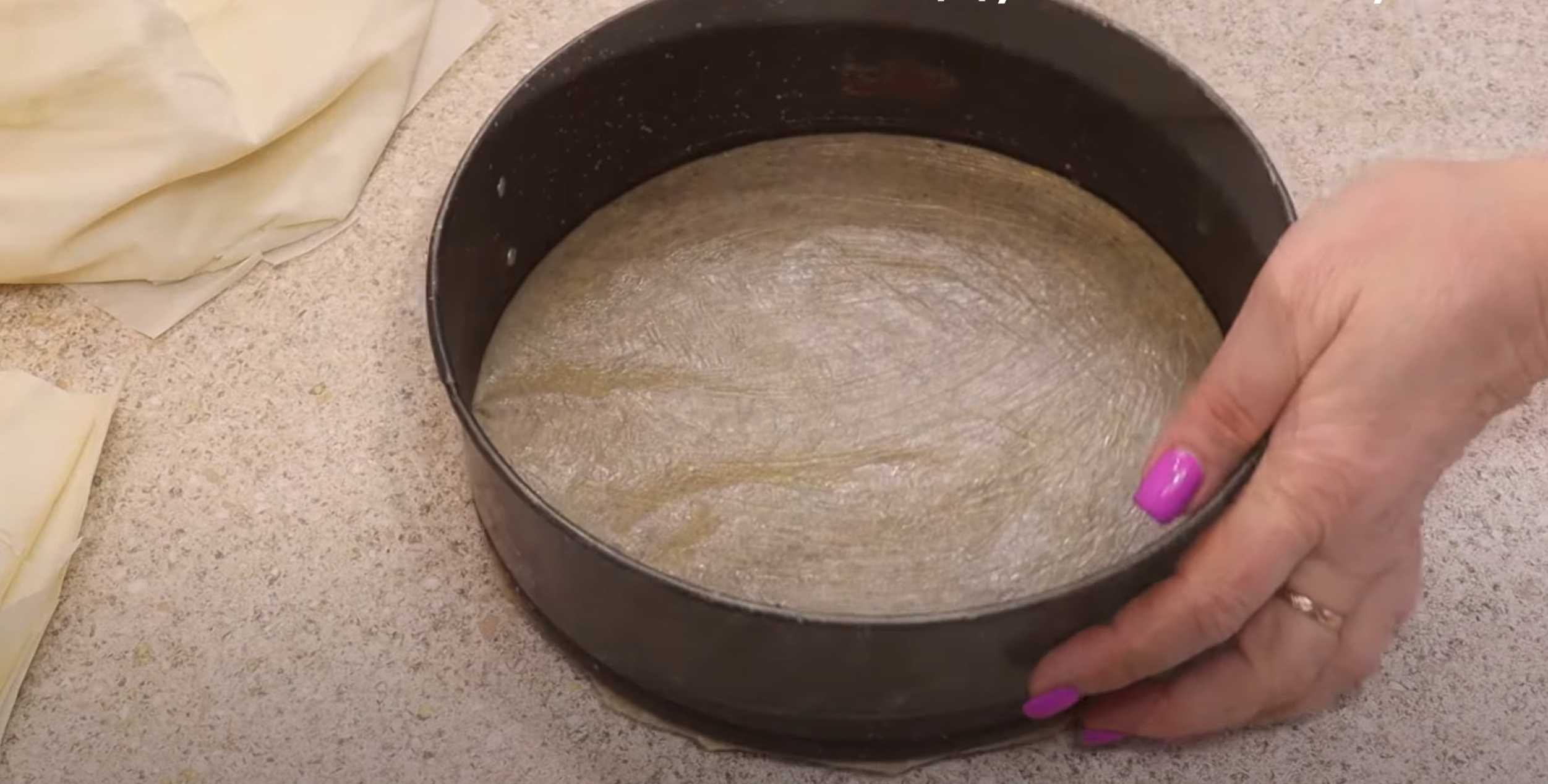 Charlotte à la pâte filo - Étape 4