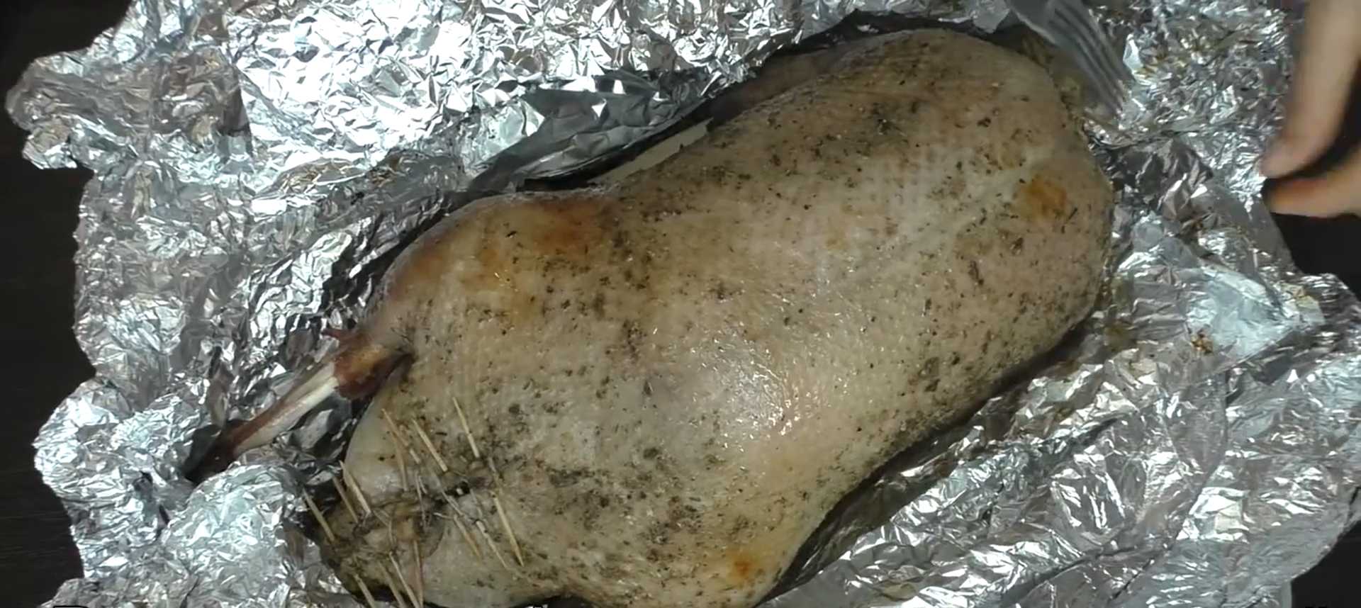 Oie de Noël aux pommes et aux oranges - Étape 7