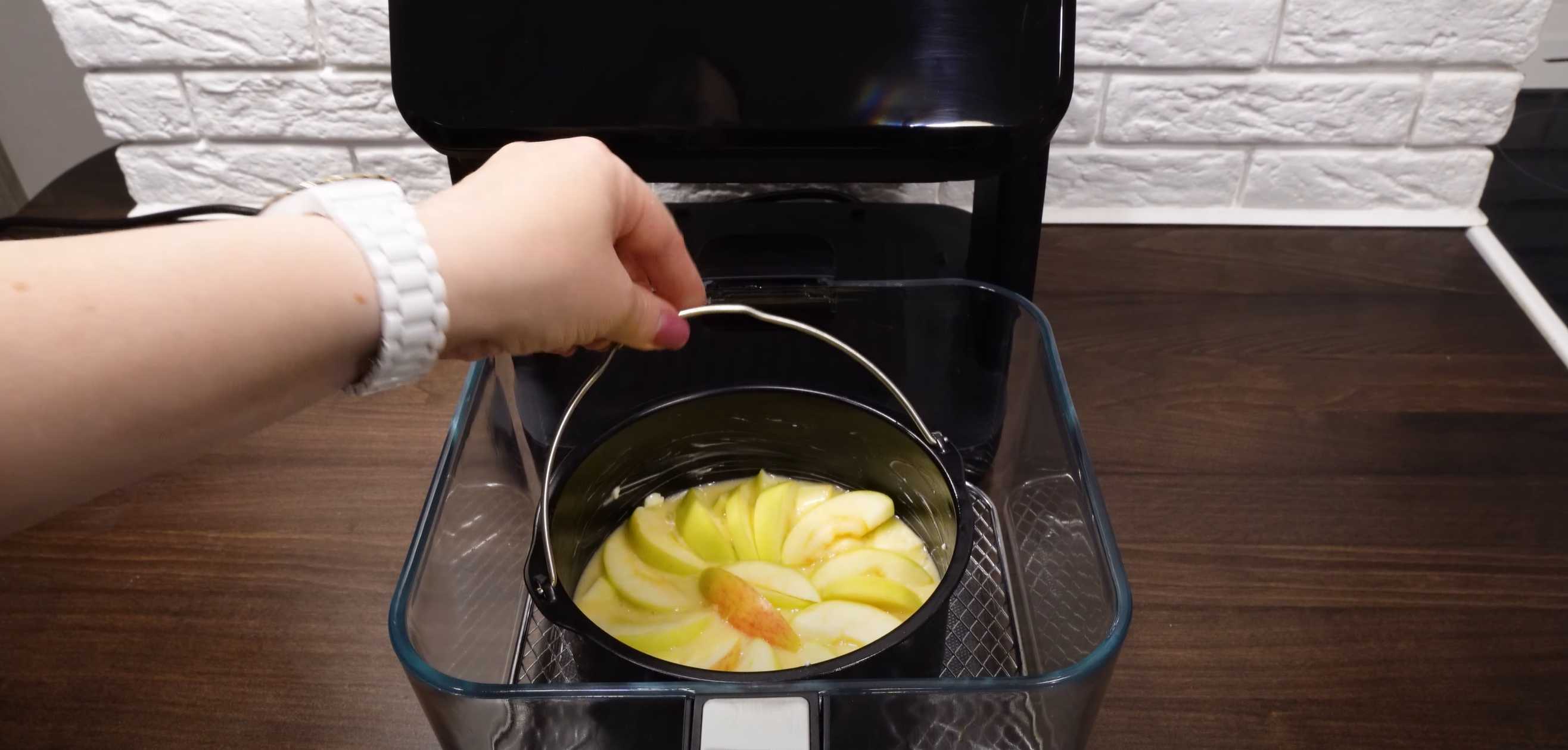 Charlotte dans une friteuse à air chaud - Étape 6