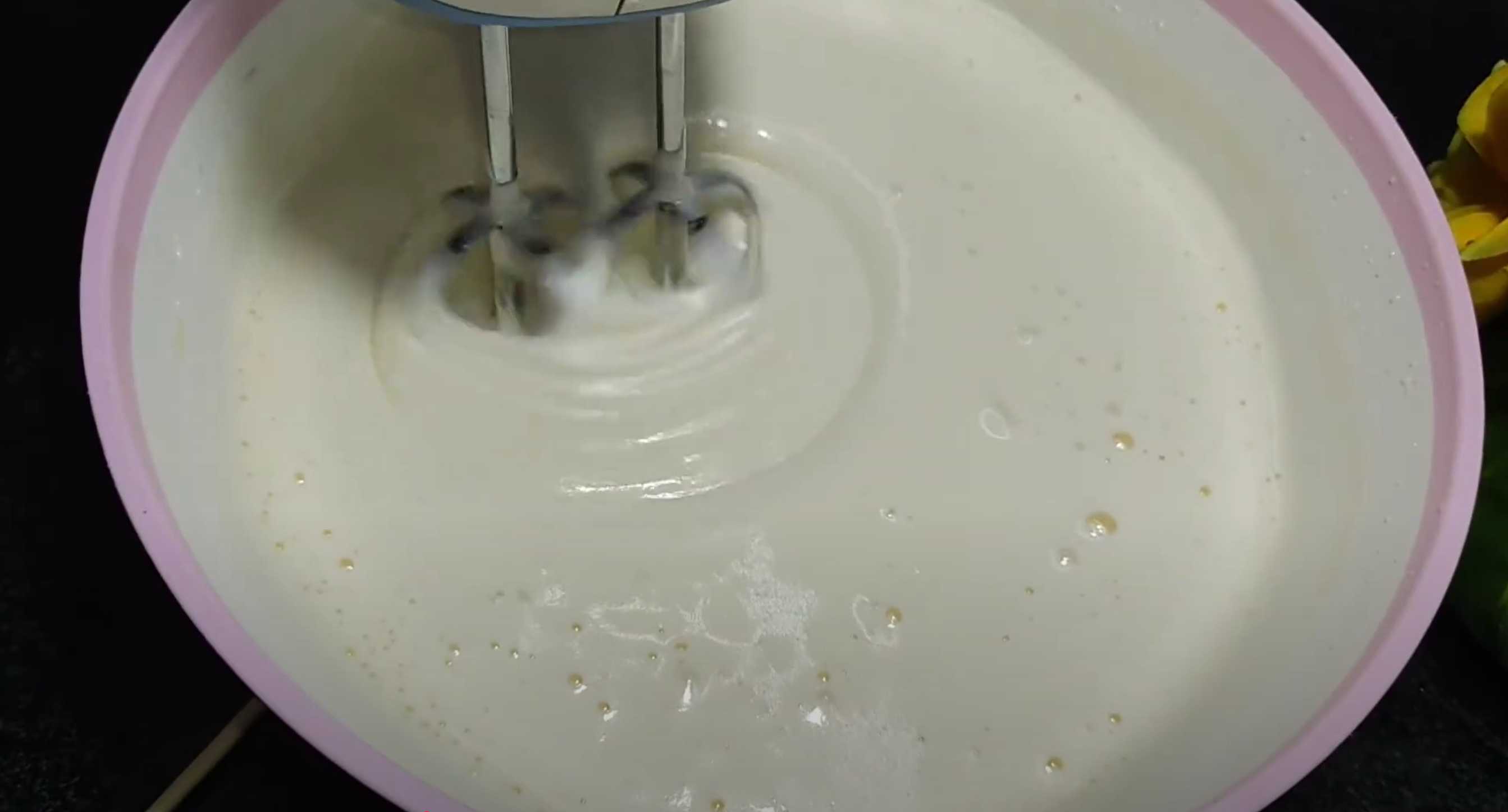 Charlotte aux pêches - Étape 3