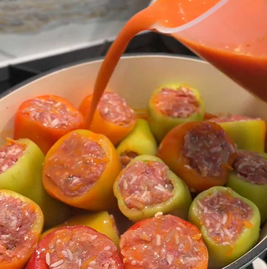 Recette des poivrons farcis - Étape 4