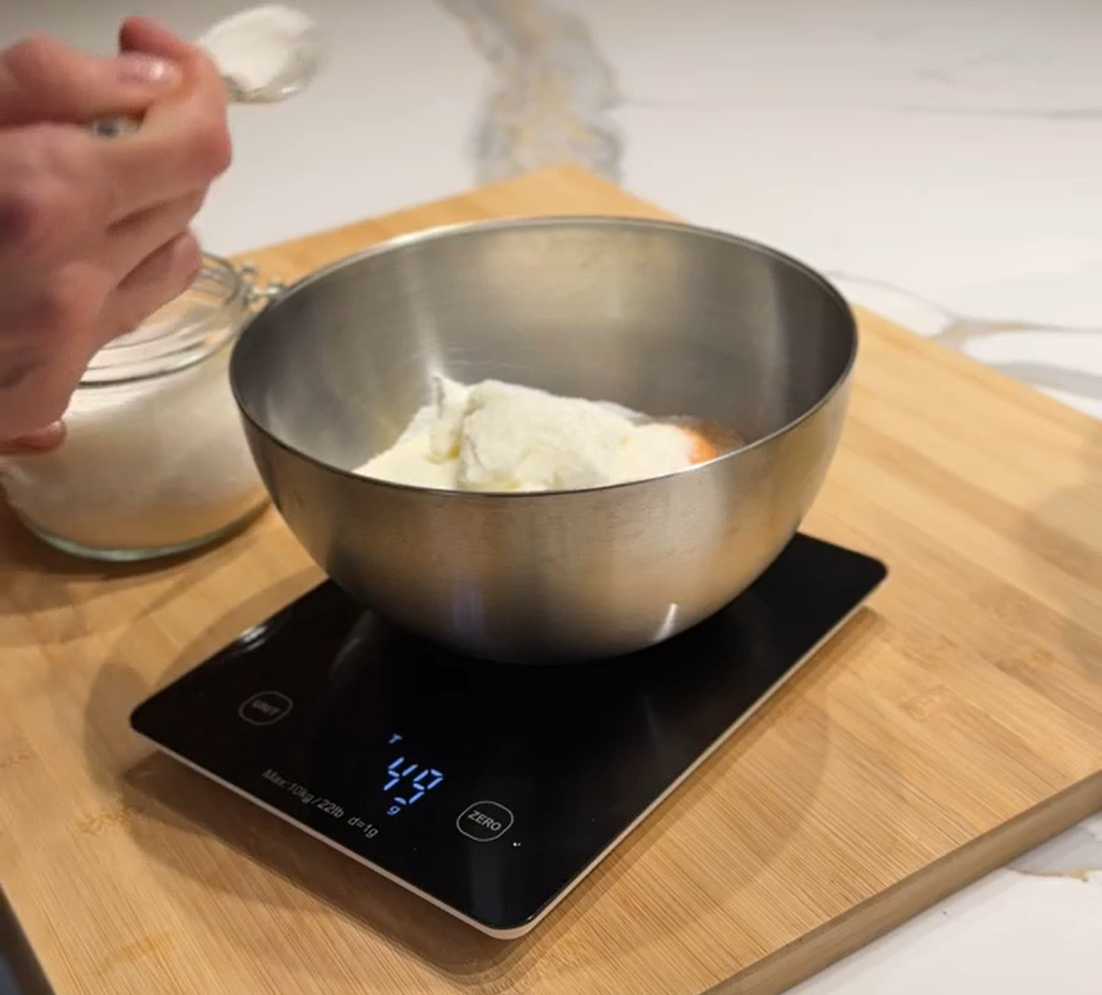 Casserole de pêches - Étape 2