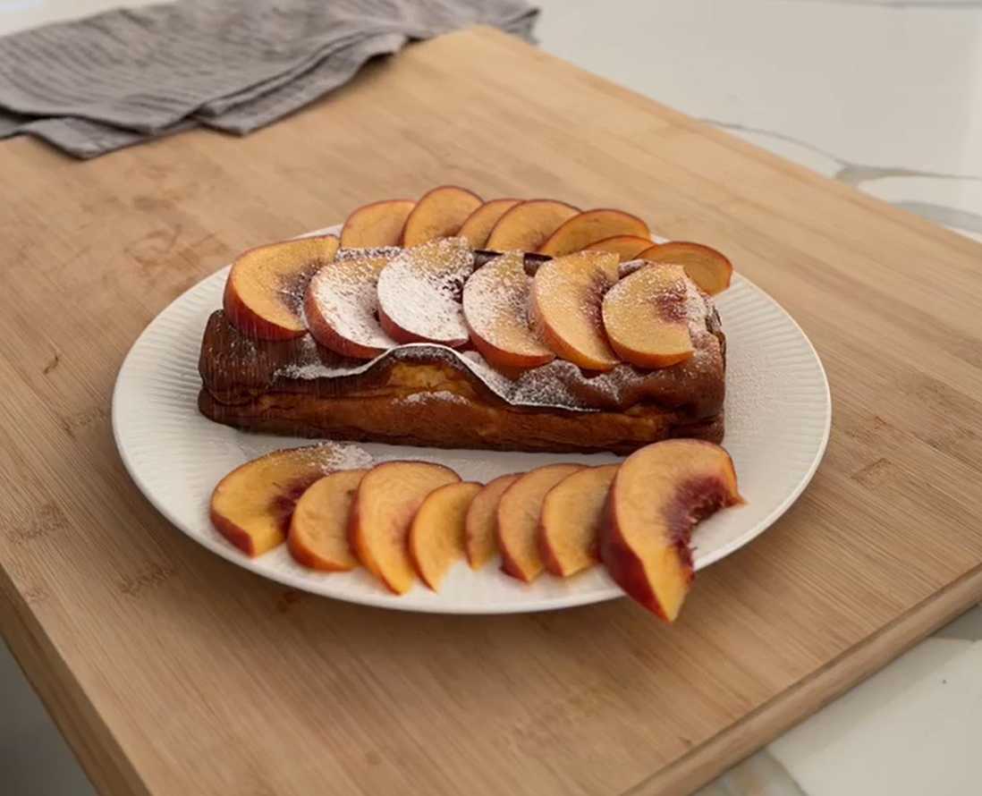 Casserole de pêches - Étape 7