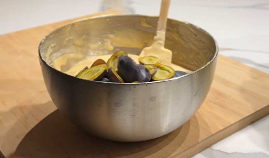 Gâteau éponge aux prunes - Étape 3