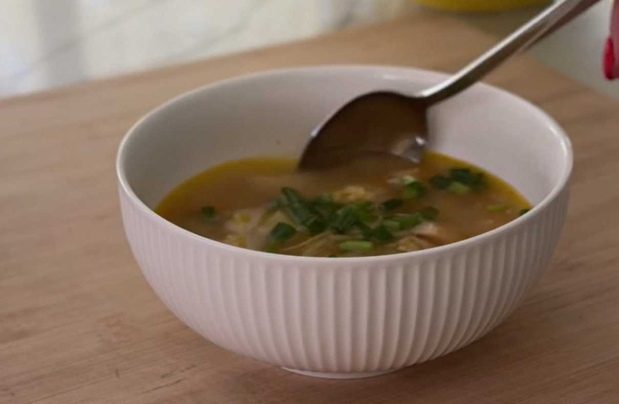 Soupe au poulet maison - Étape 7