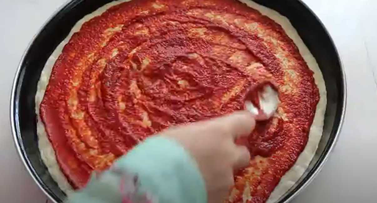 Pizza aux champignons maison - Étape 12