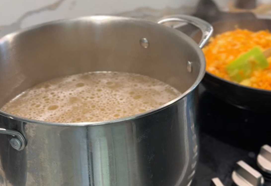 Soupe aux boulettes de viande - Étape 3