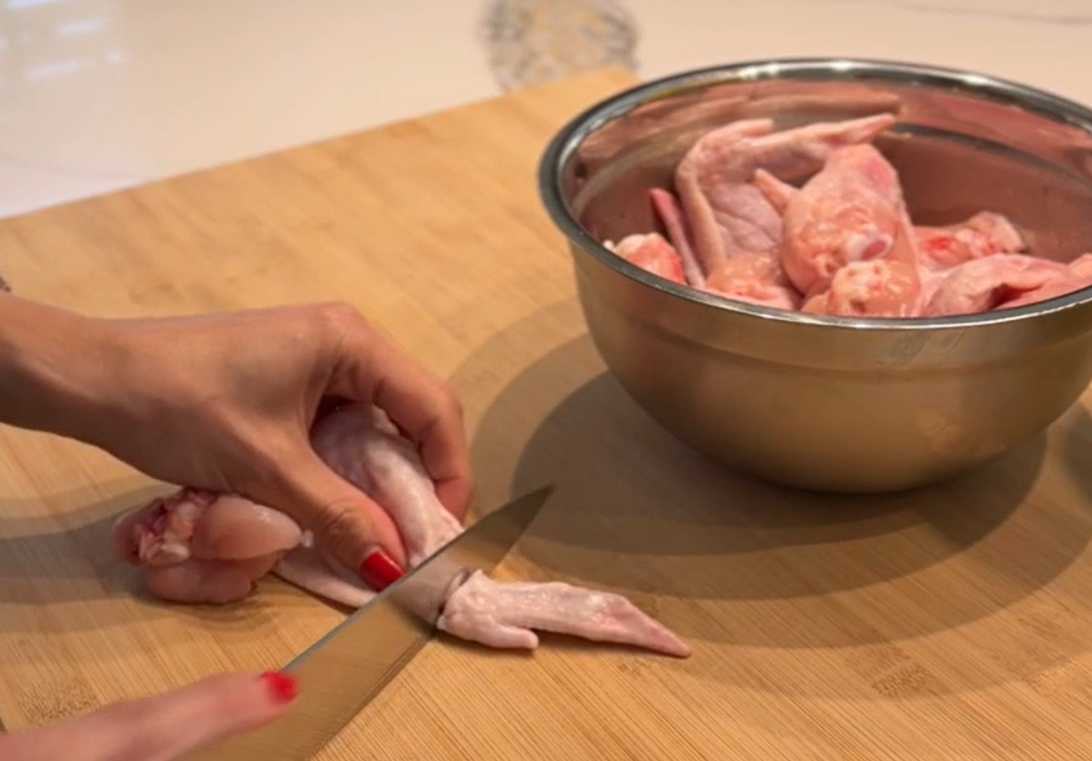 Ailes de poulet panées au four - Étape 1