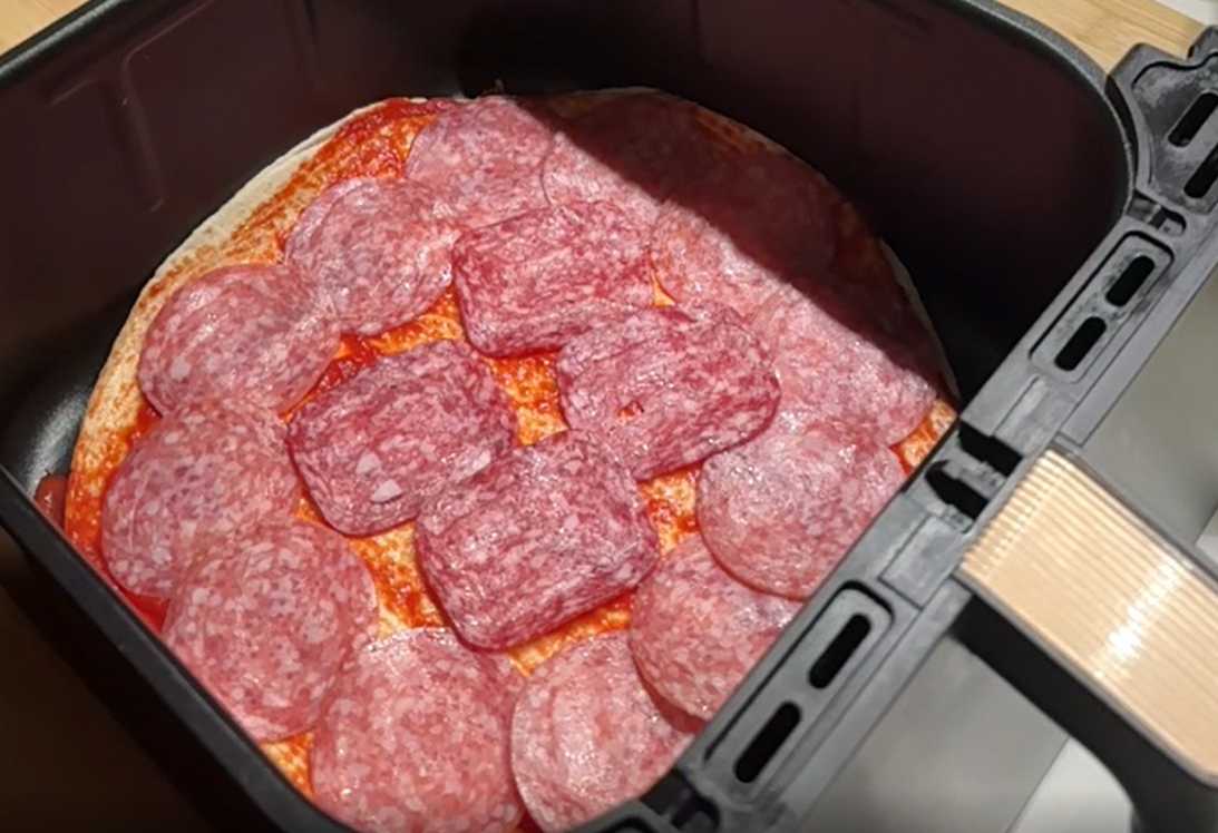 Pizza italienne maison sur lavash - Étape 5