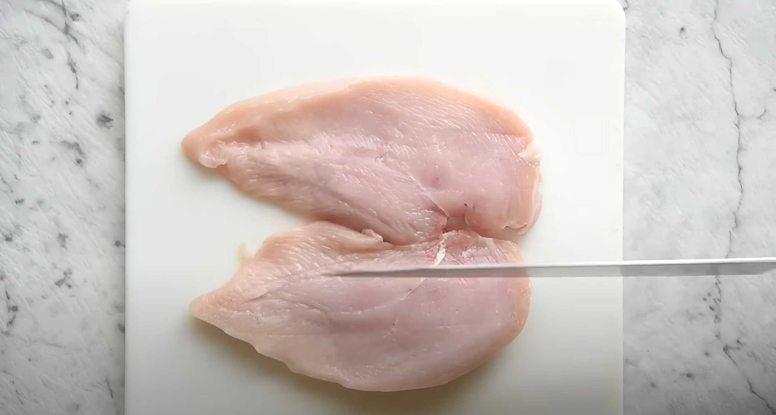 Blanc de poulet au miel et à l'ail - Étape 1