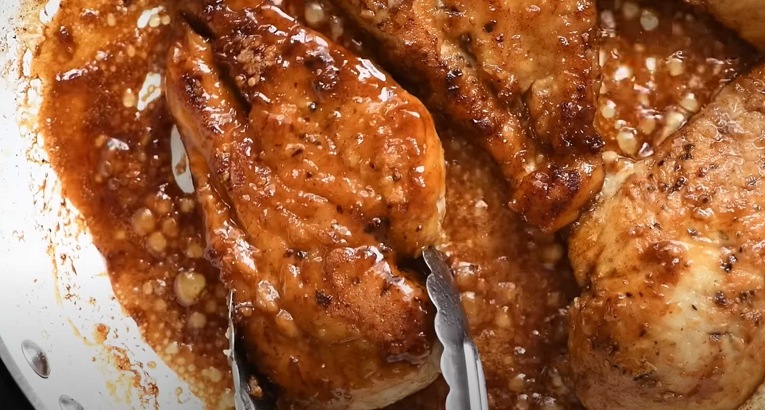 Poitrine de poulet au miel et à l'ail - Étape 5