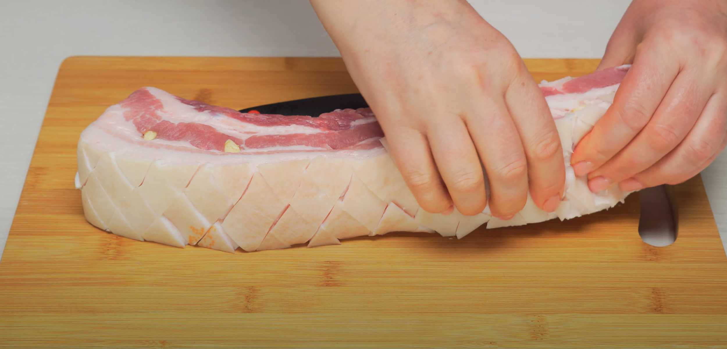 Poitrine de porc cuite au four - Étape 3