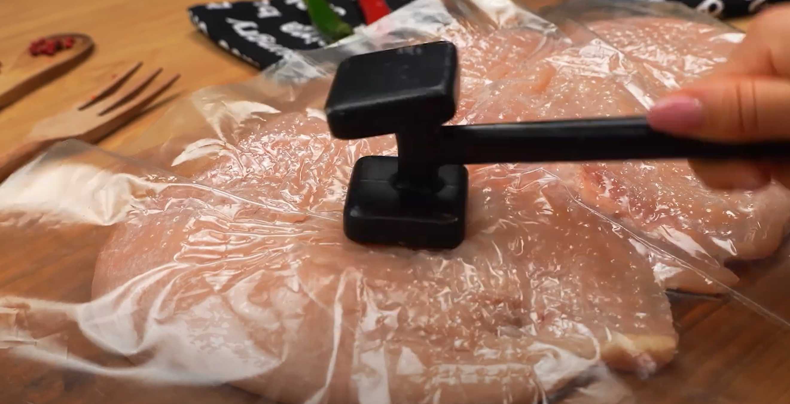 Roulade de poulet au prosciutto et aux légumes - Étape 3