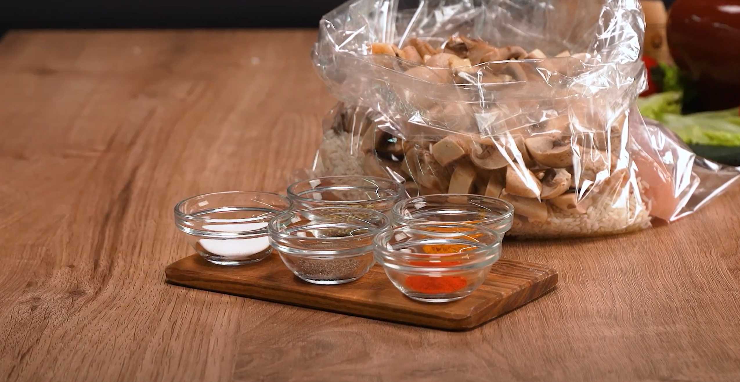 Pilaf de poulet en sachet - Étape 3