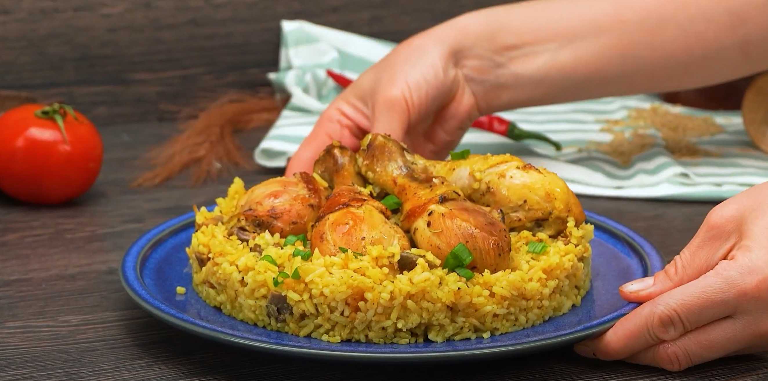 Pilaf de poulet en sachet - Étape 12