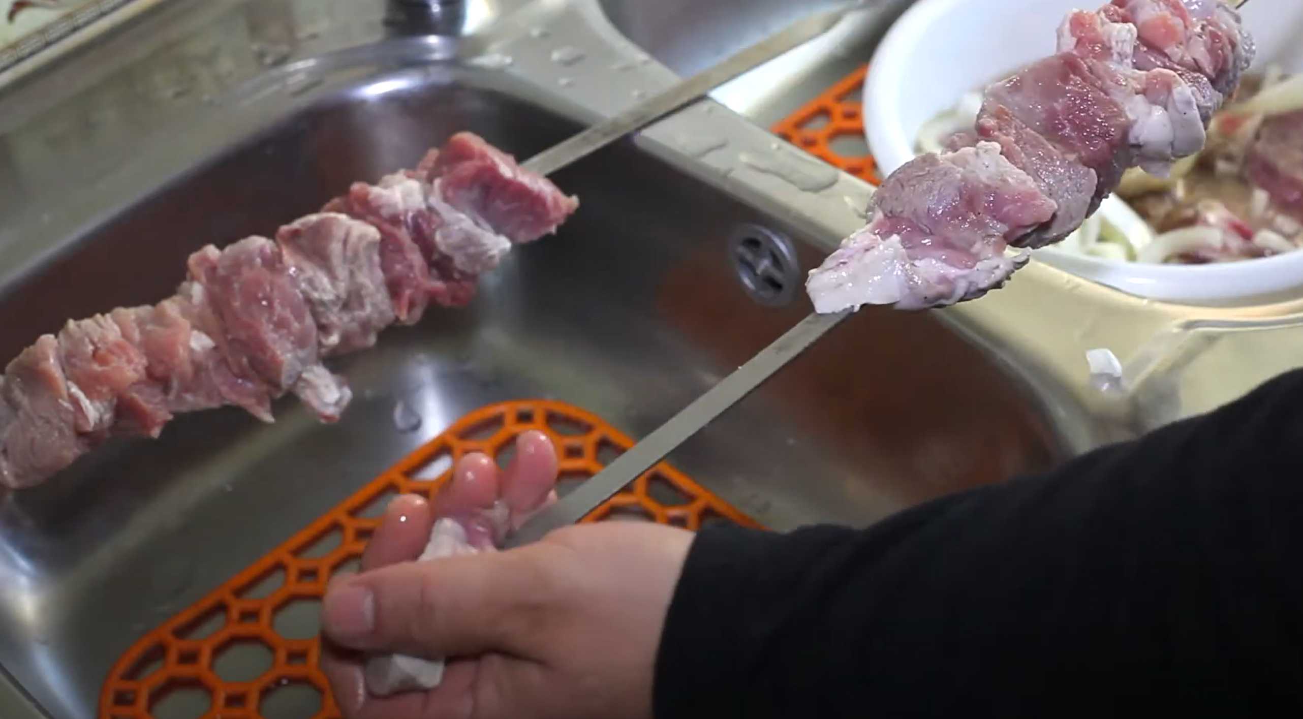 Brochette de cou de porc - Étape 6