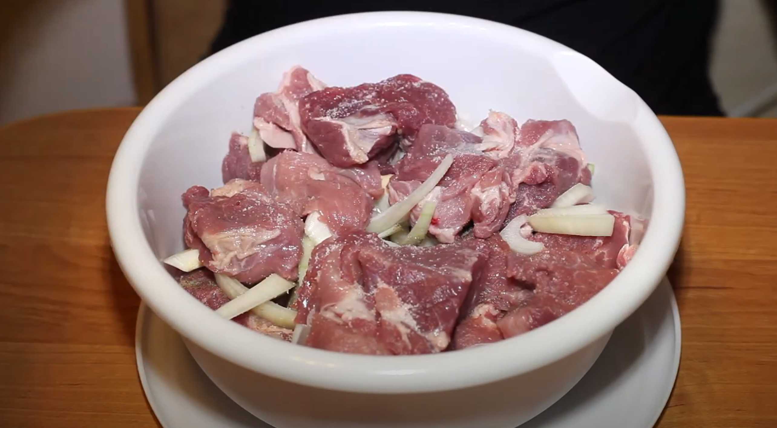 Brochette de cou de porc - Étape 3