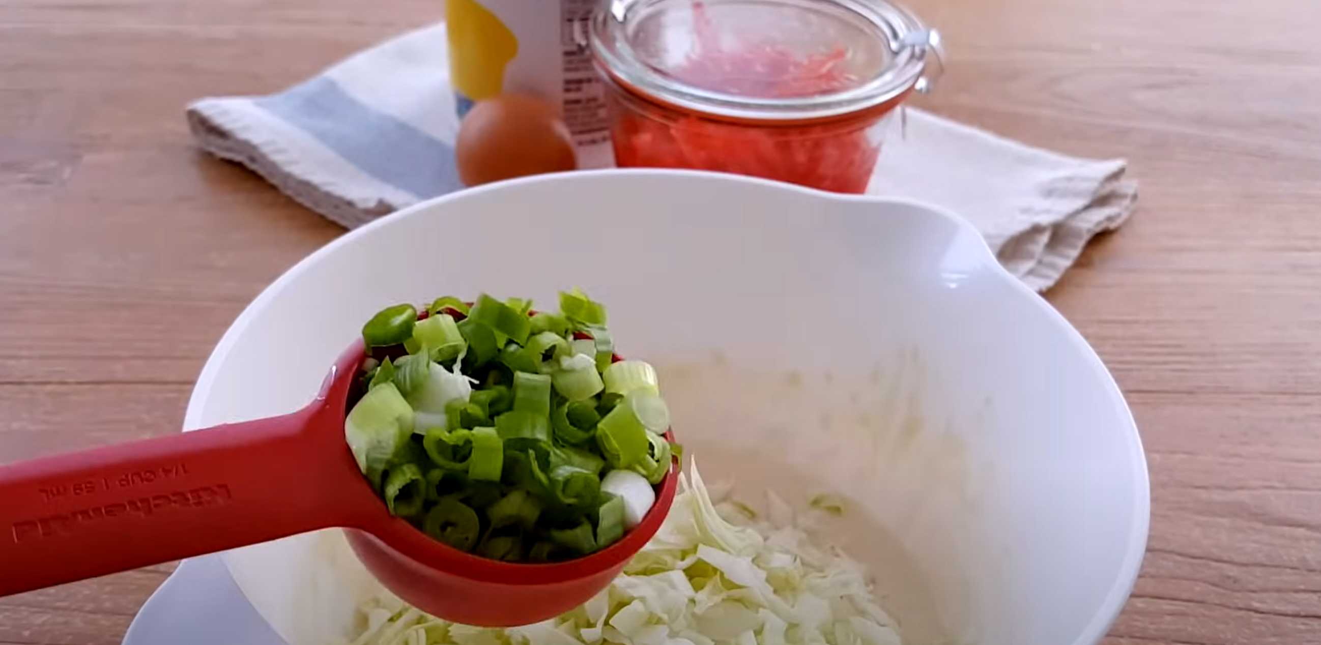 Okonomiyaki aux crêpes au chou - Étape 3
