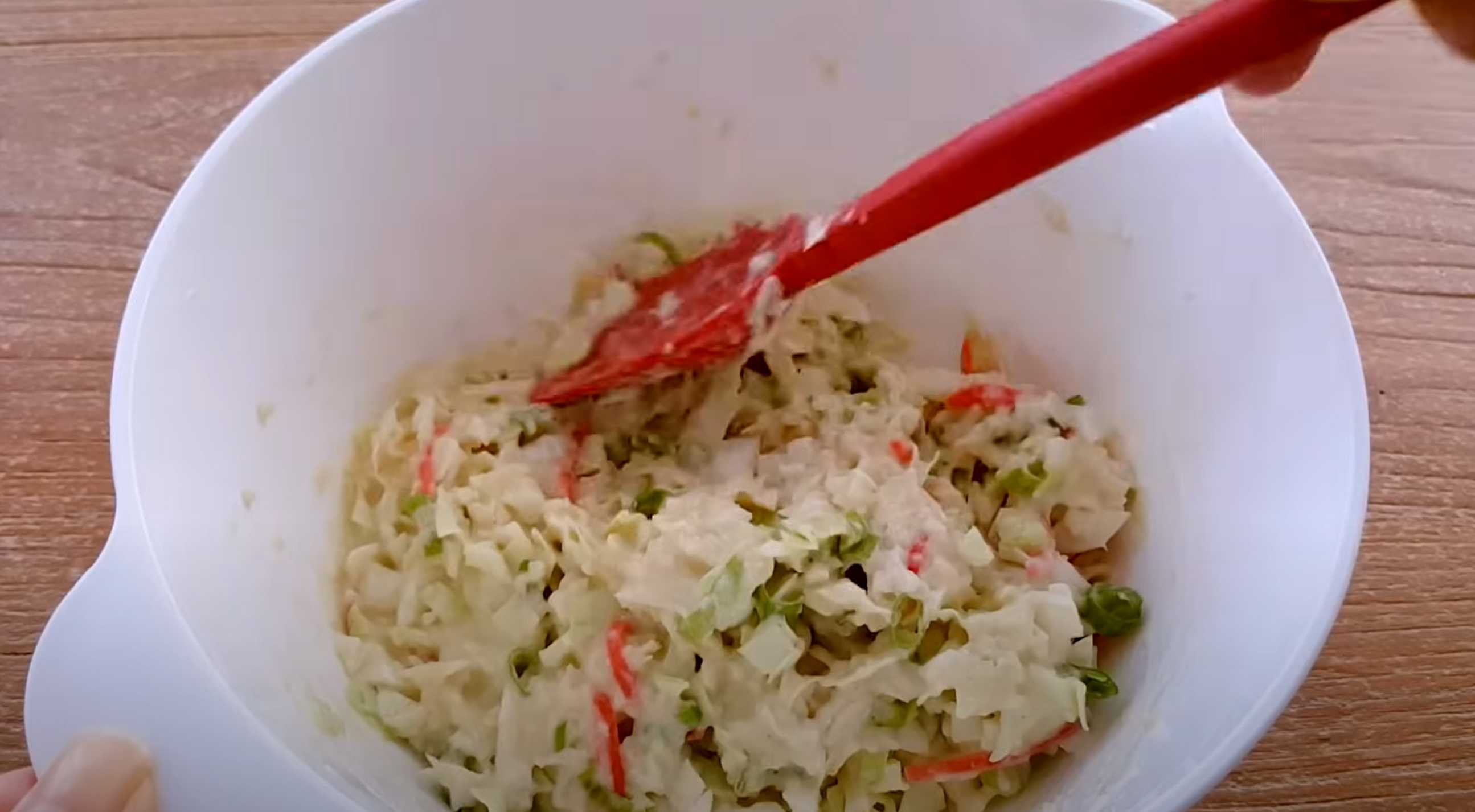 Okonomiyaki aux crêpes au chou - Étape 4