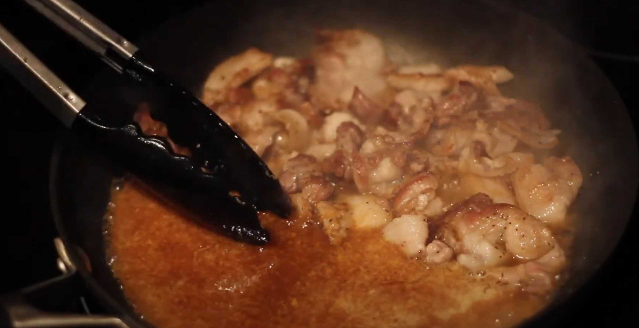 Poitrine de porc à la sauce au gingembre - Étape 10