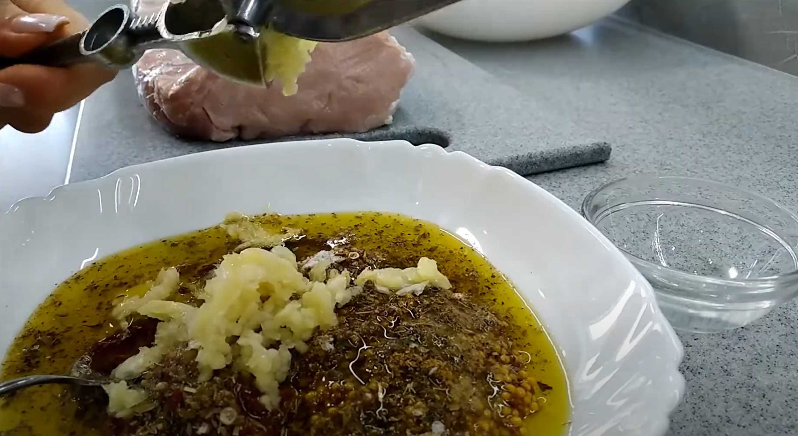 Longe de porc avec os - Étape 2