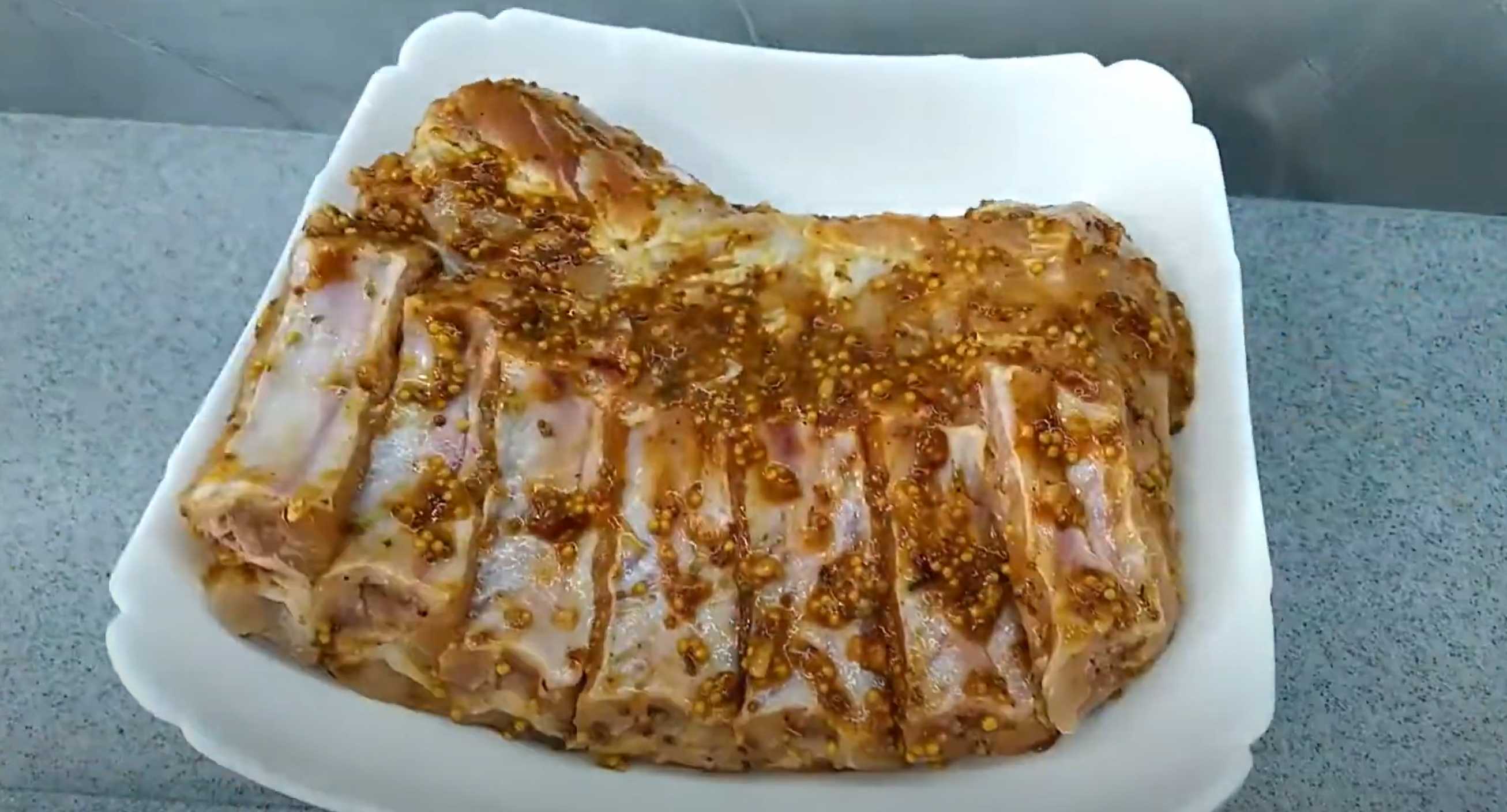 Longe de porc avec os - Étape 4