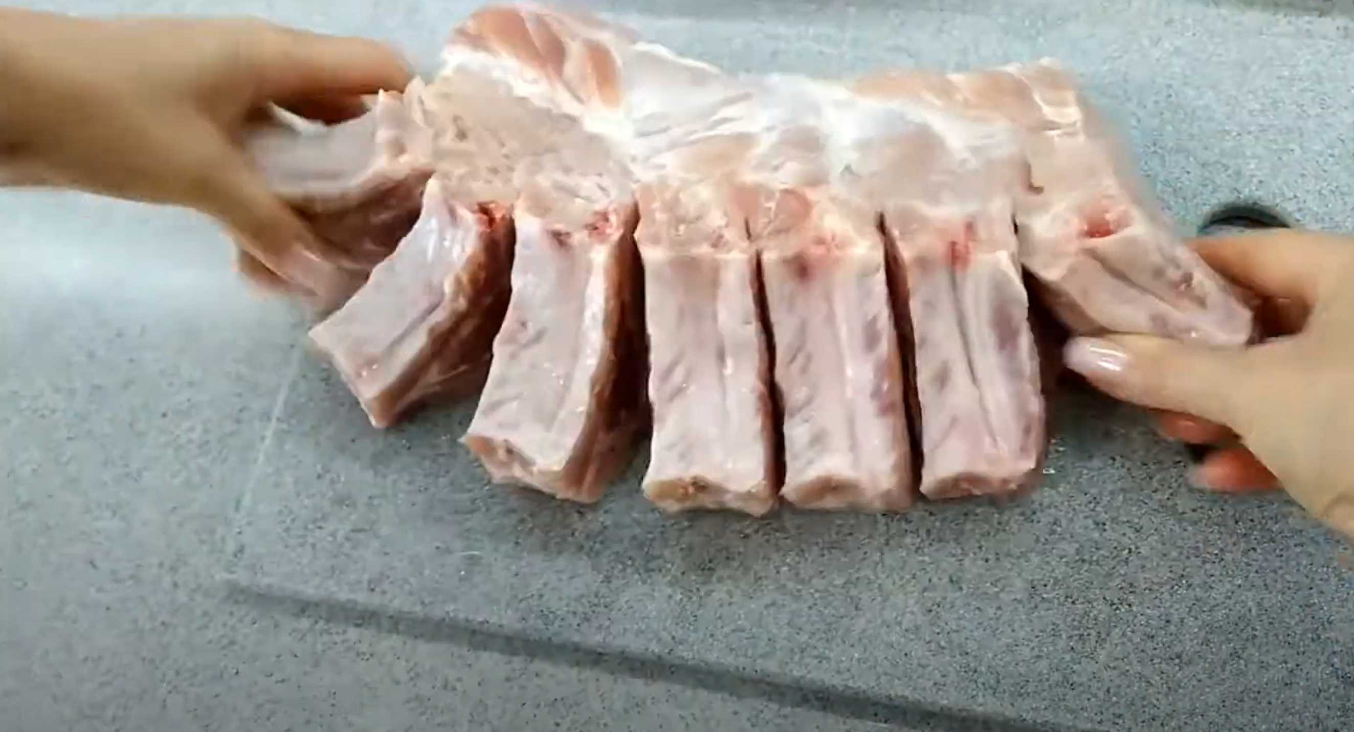 Longe de porc avec os - Étape 3