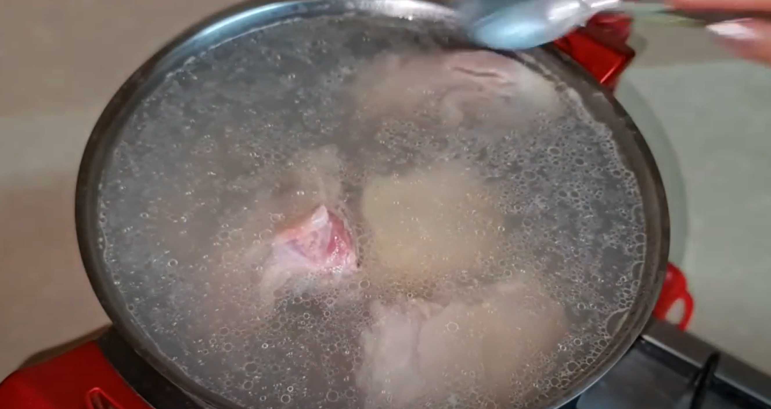 Poulet khoya-gusht - Étape 1