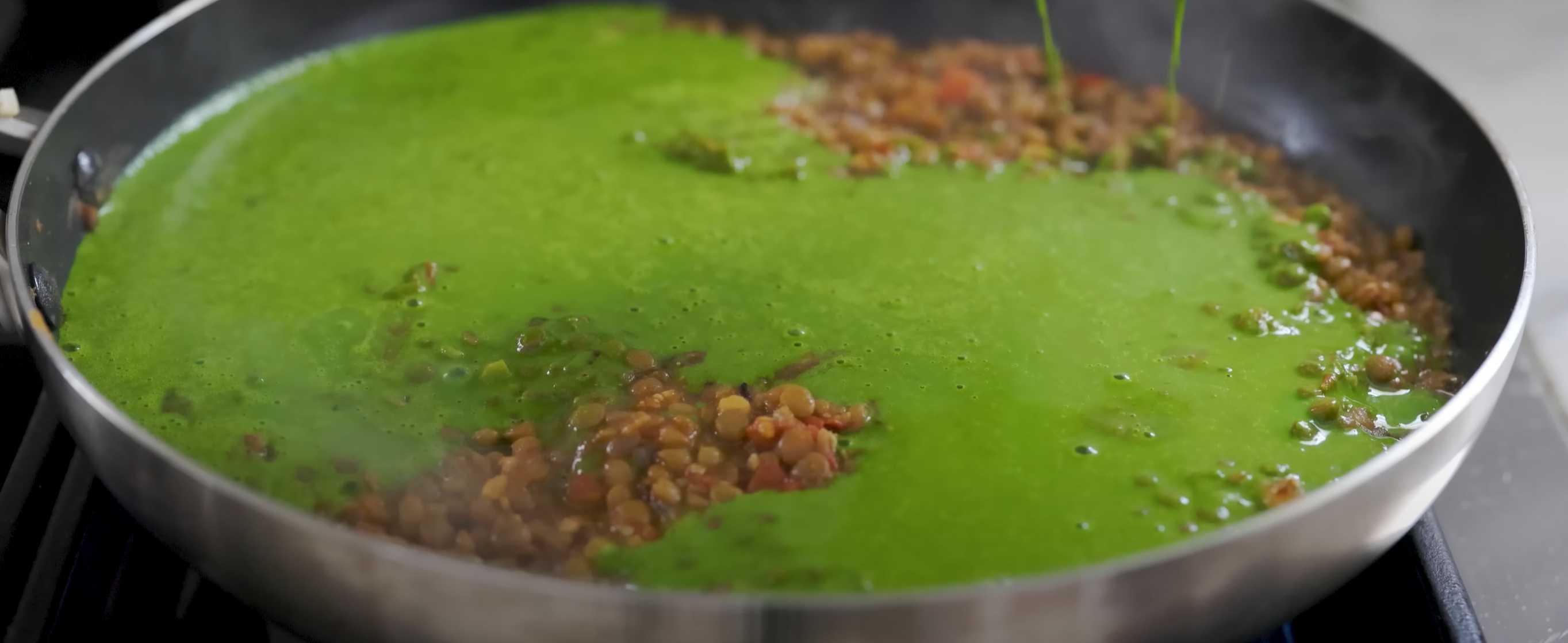 Lentilles aux épinards - Étape 9