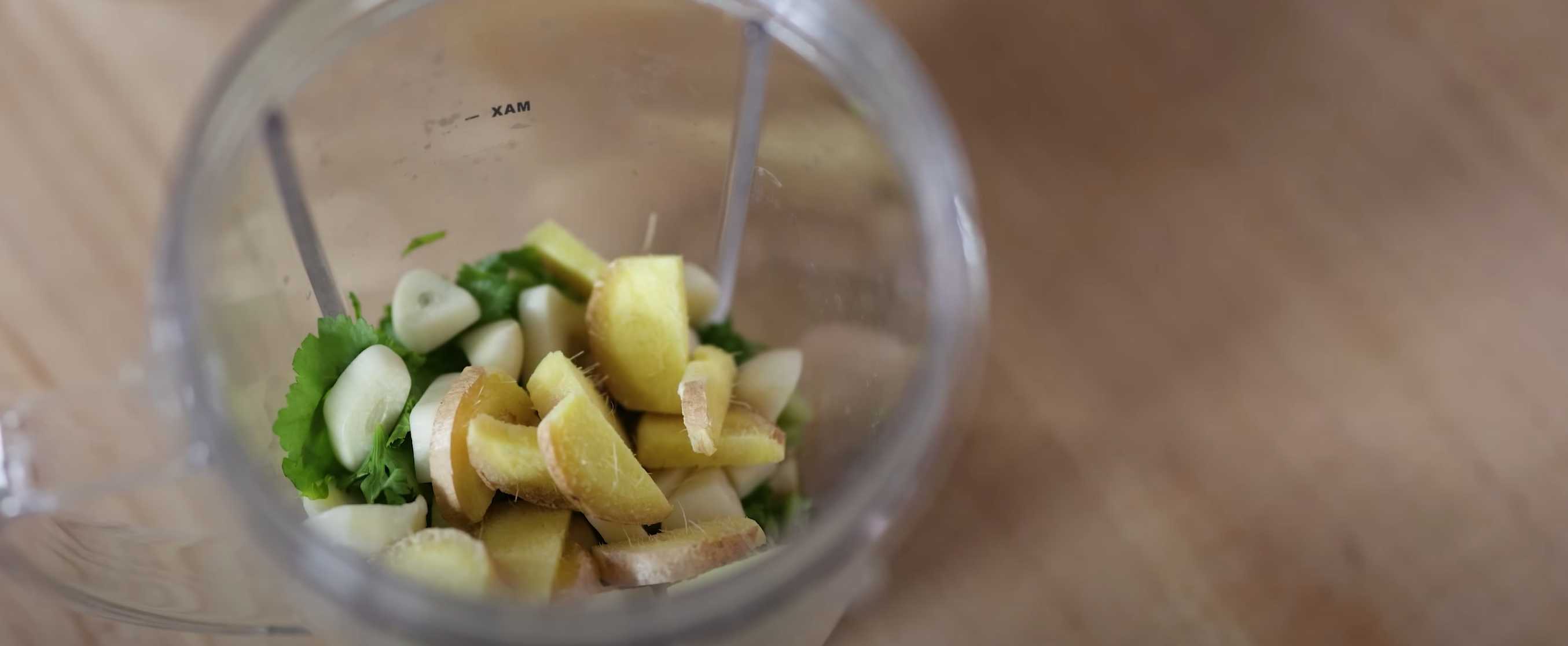 Curry de légumes et de champignons au lait de coco - Étape 2