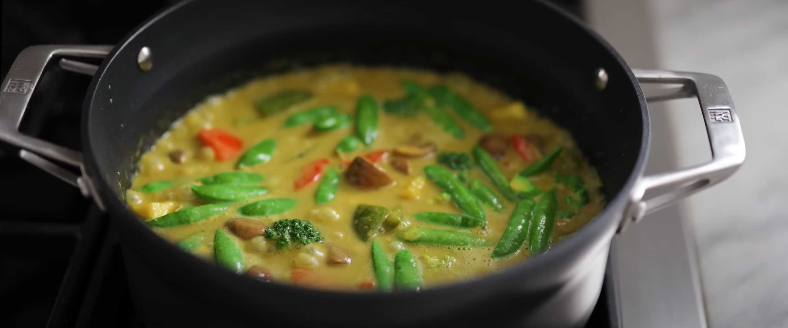 Curry de légumes et de champignons au lait de coco - Étape 12