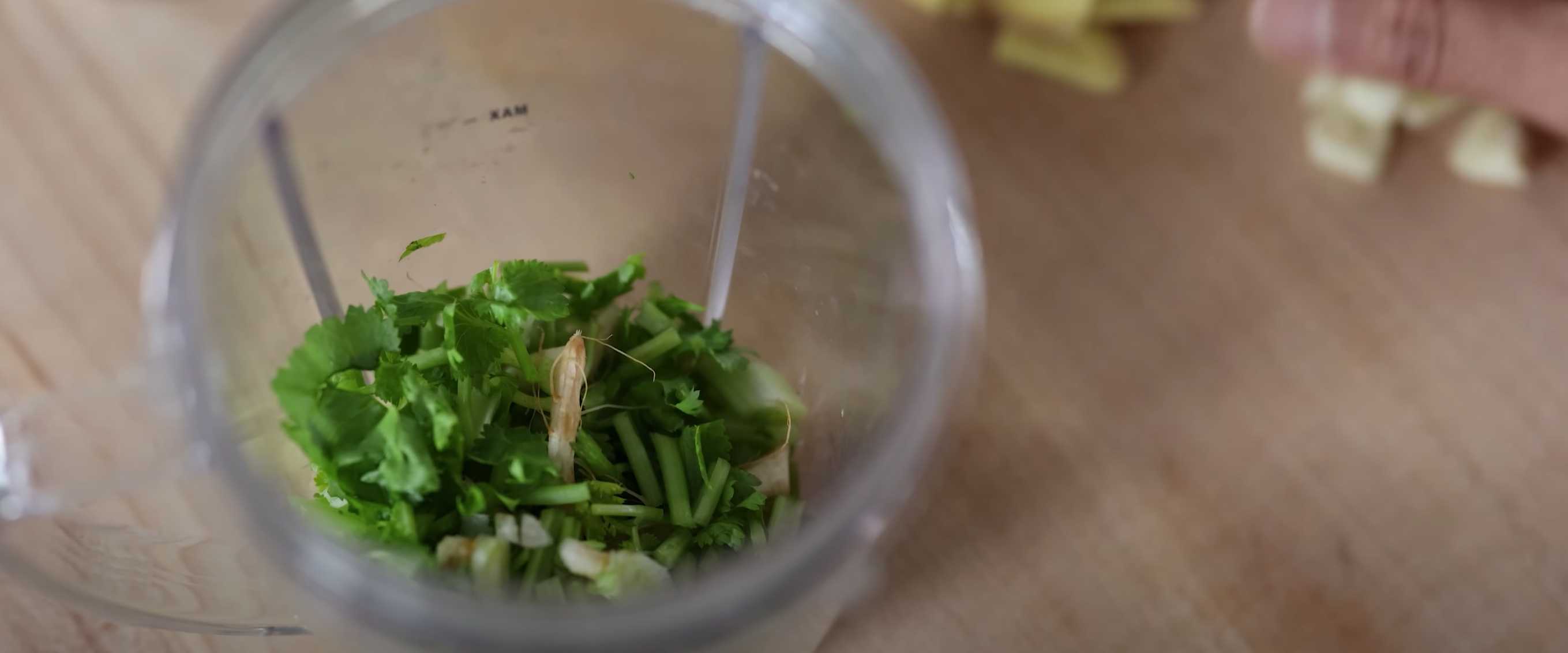 Curry de légumes et de champignons au lait de coco - Étape 1