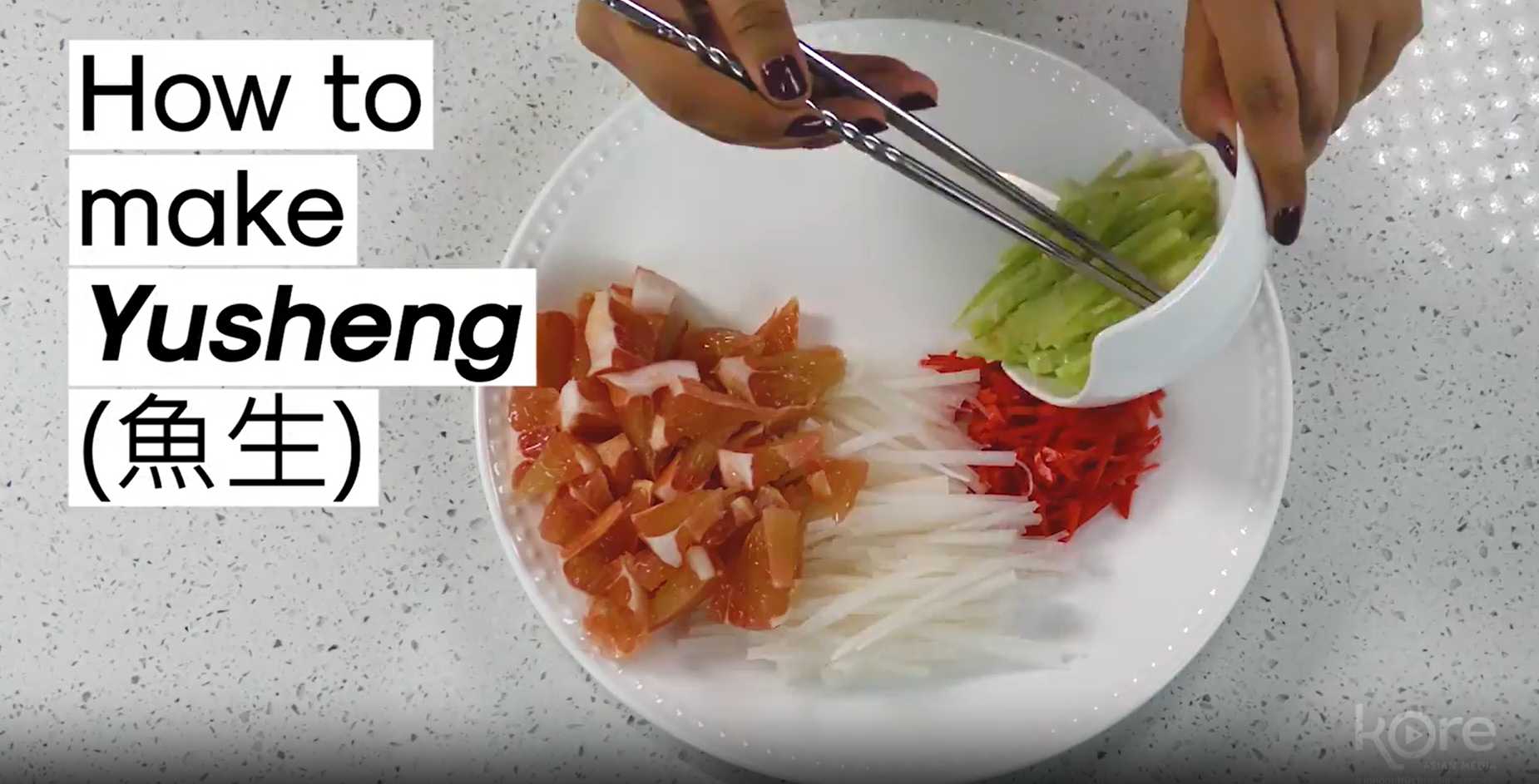 Salade Yu-Shen-Step 1