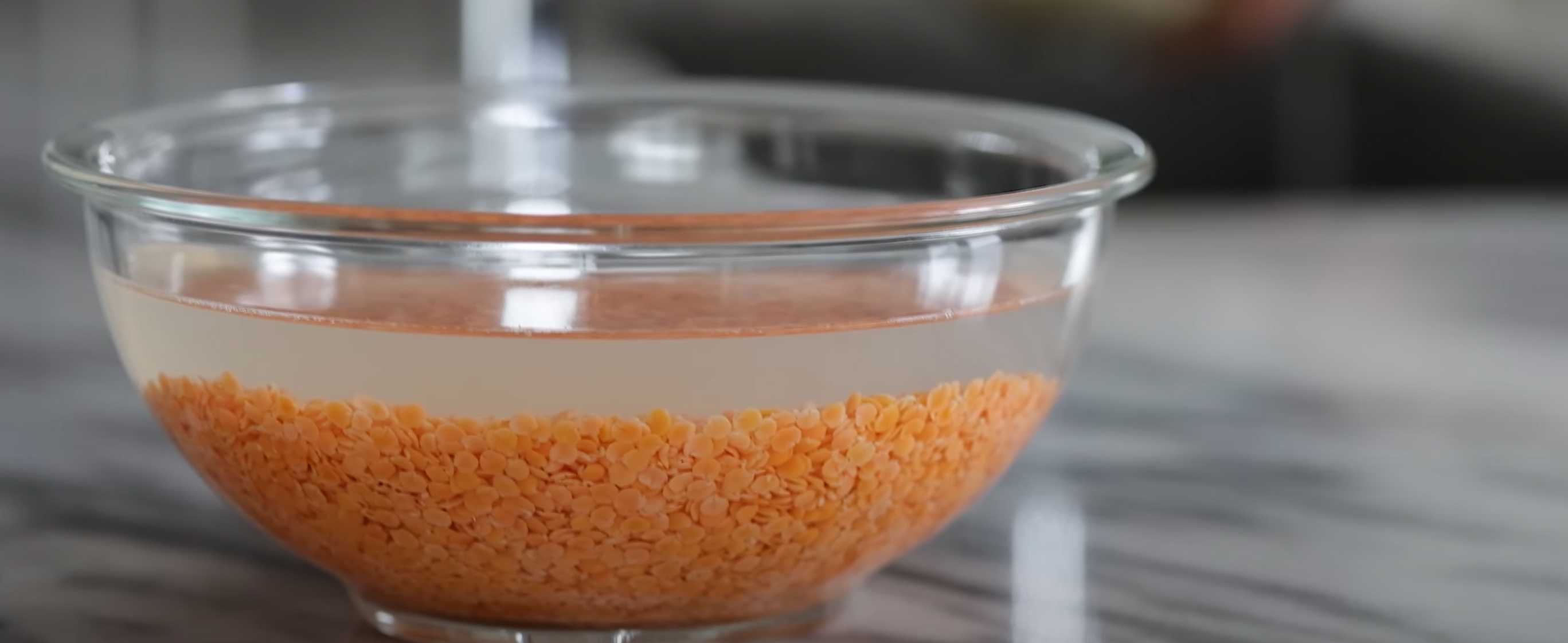 Khichdi aux lentilles et quinoa - Étape 1