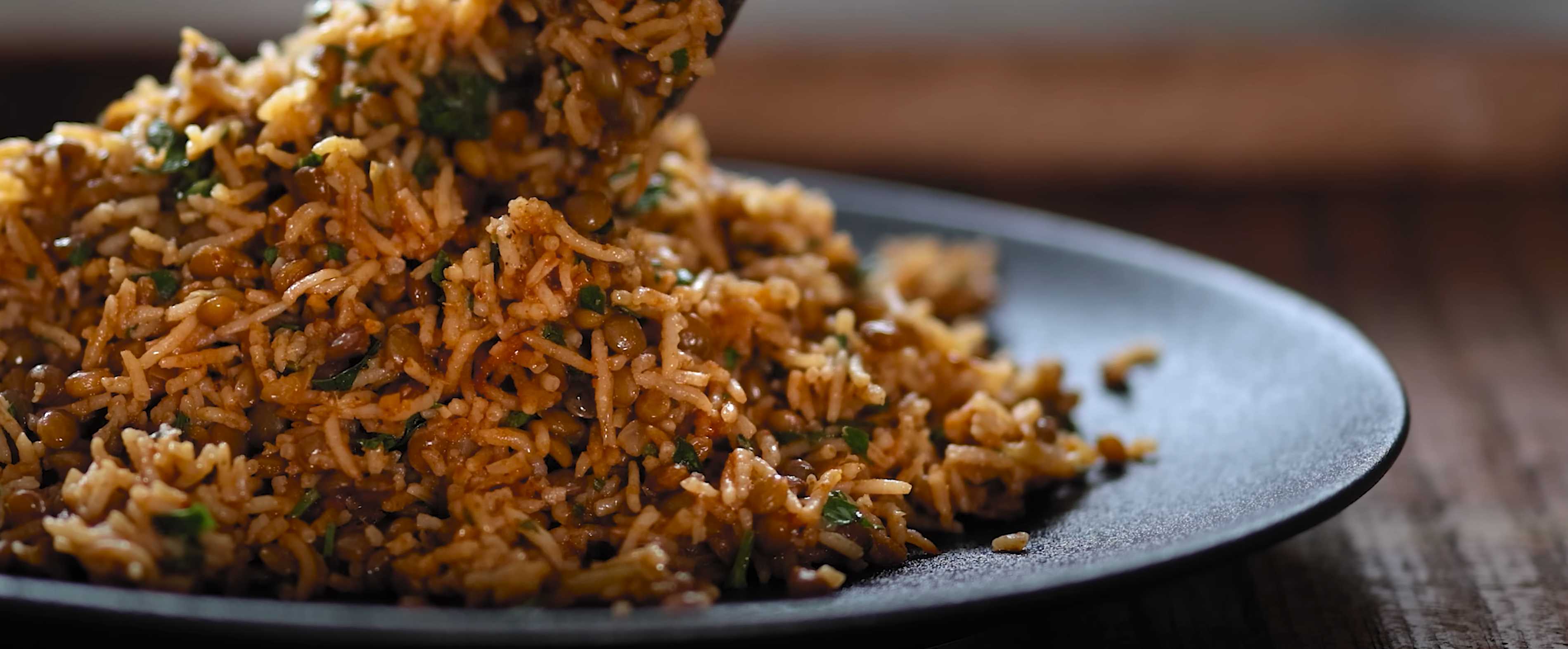 Lentilles et riz méditerranéens - Étape 9