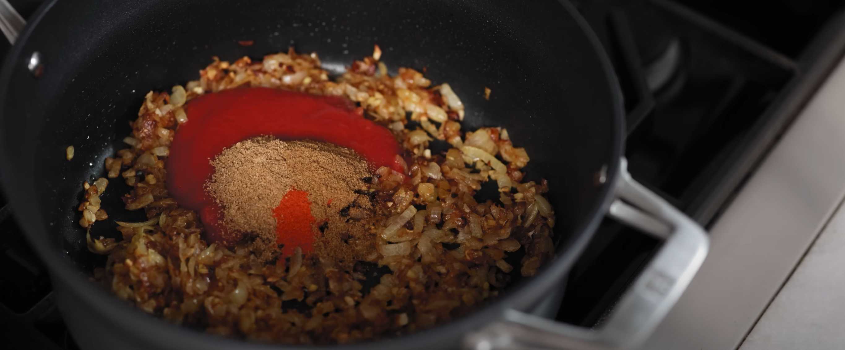 Lentilles et riz méditerranéens - Étape 5