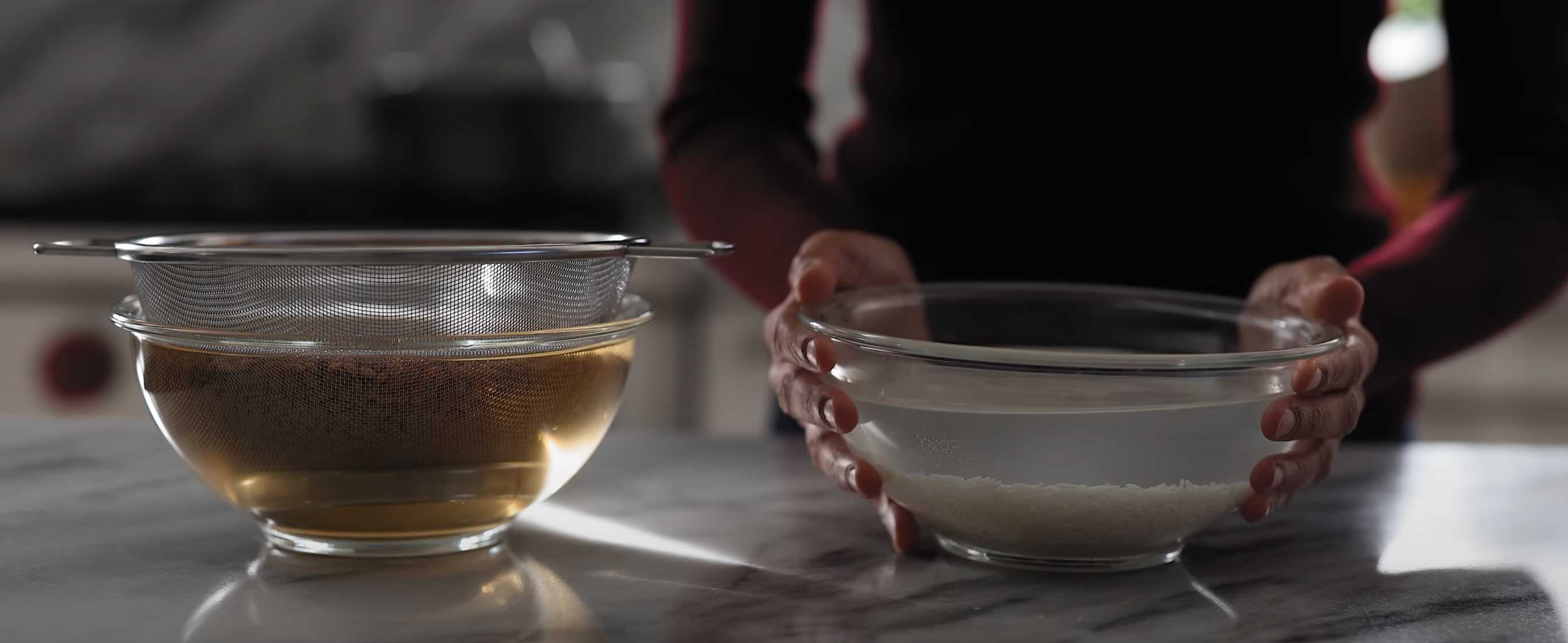 Lentilles et riz méditerranéens - Étape 2