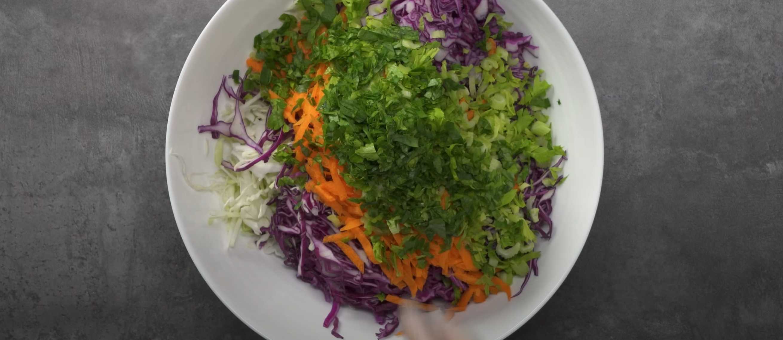 Salade de chou en 2 étapes - Étape 3