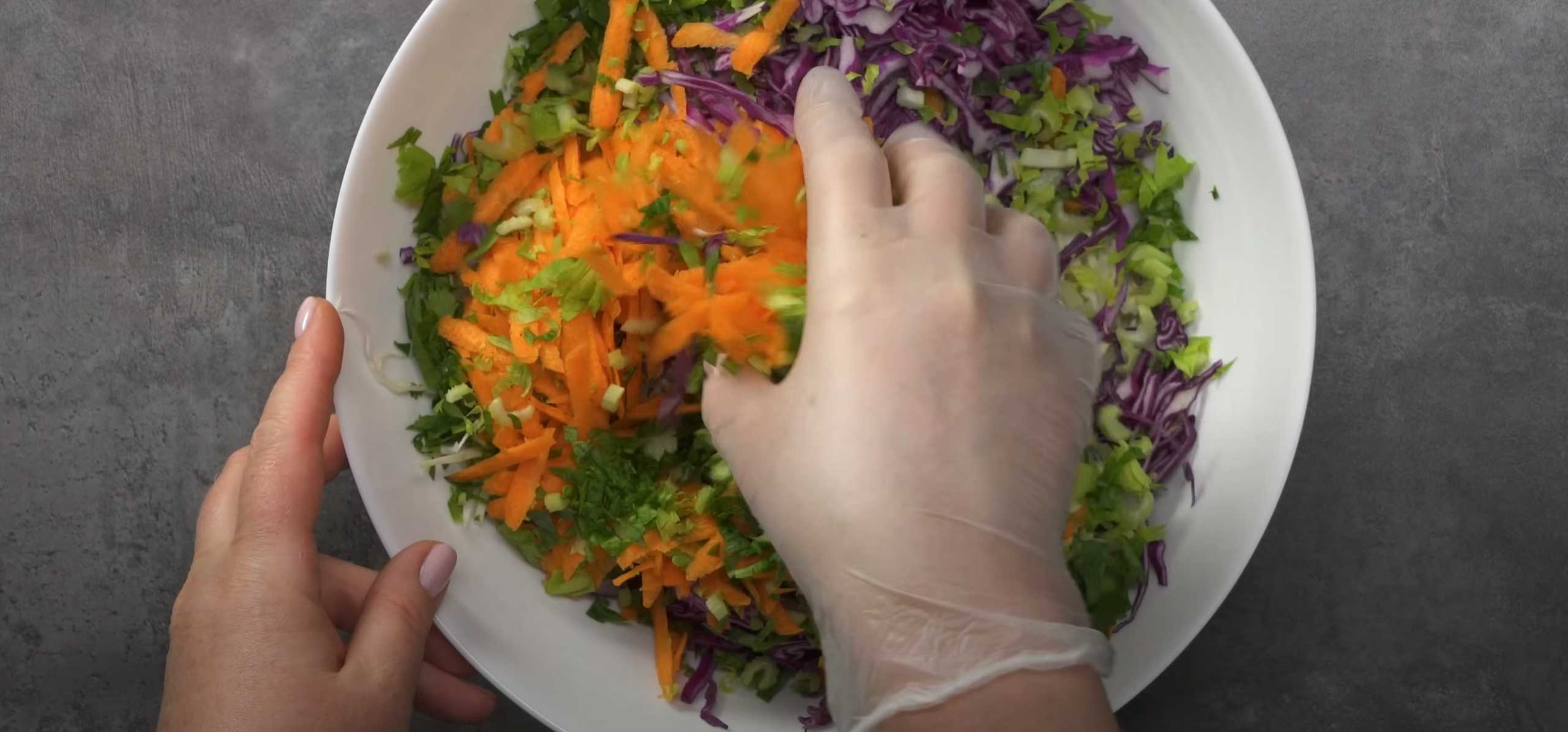 Salade de chou en 2 étapes - Étape 4