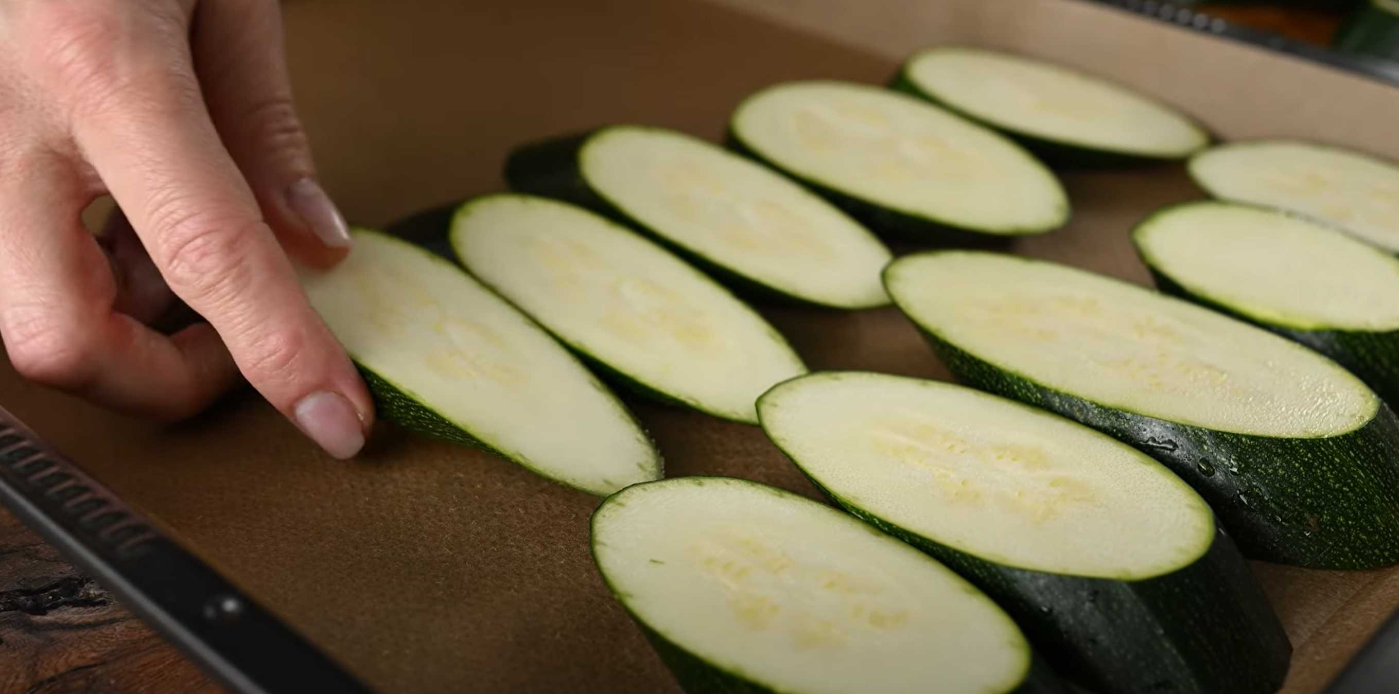 Courgettes cuites au four avec du riz et des noix - Étape 2