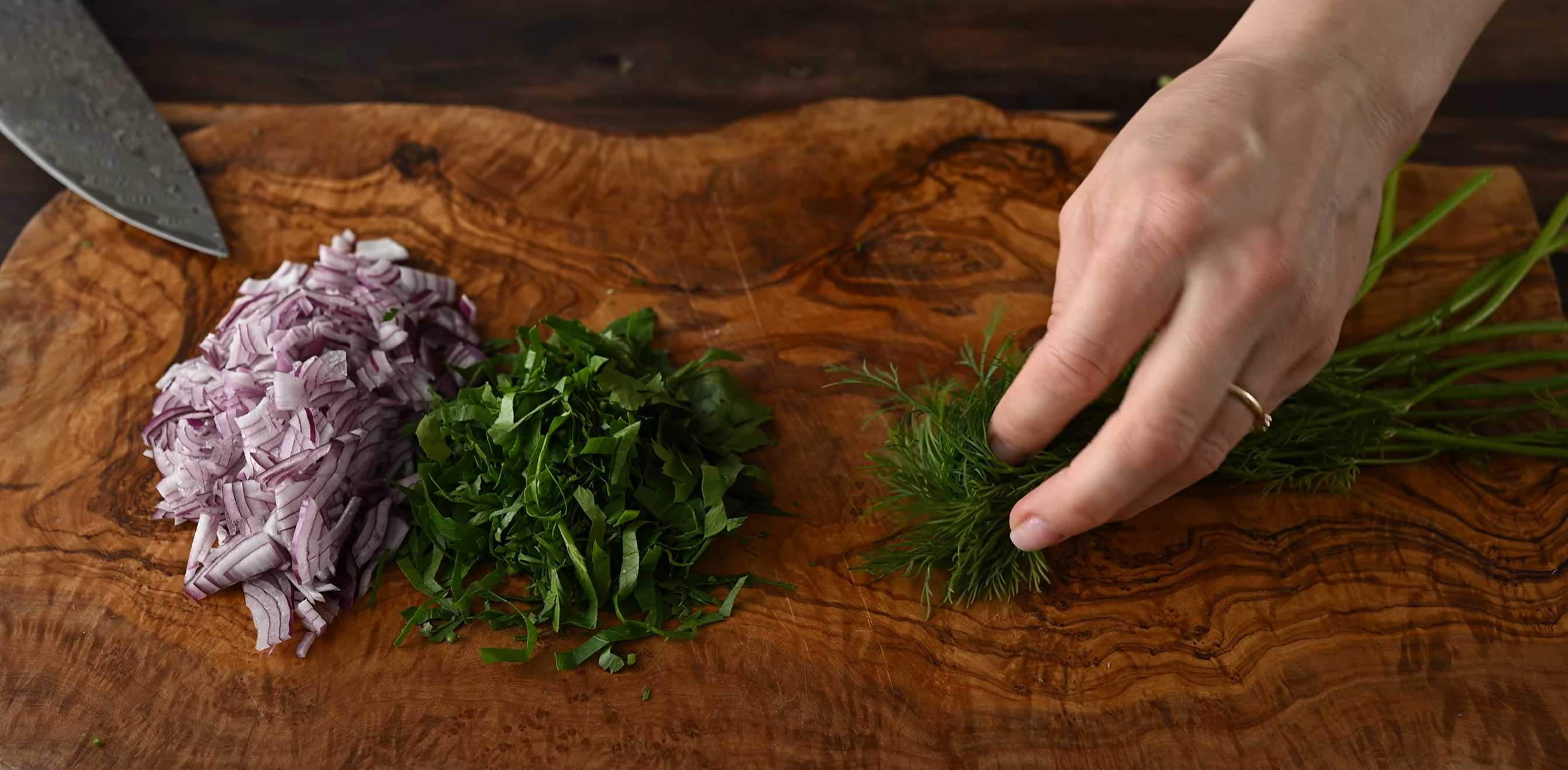Courgettes cuites au four avec du riz et des noix - Étape 5