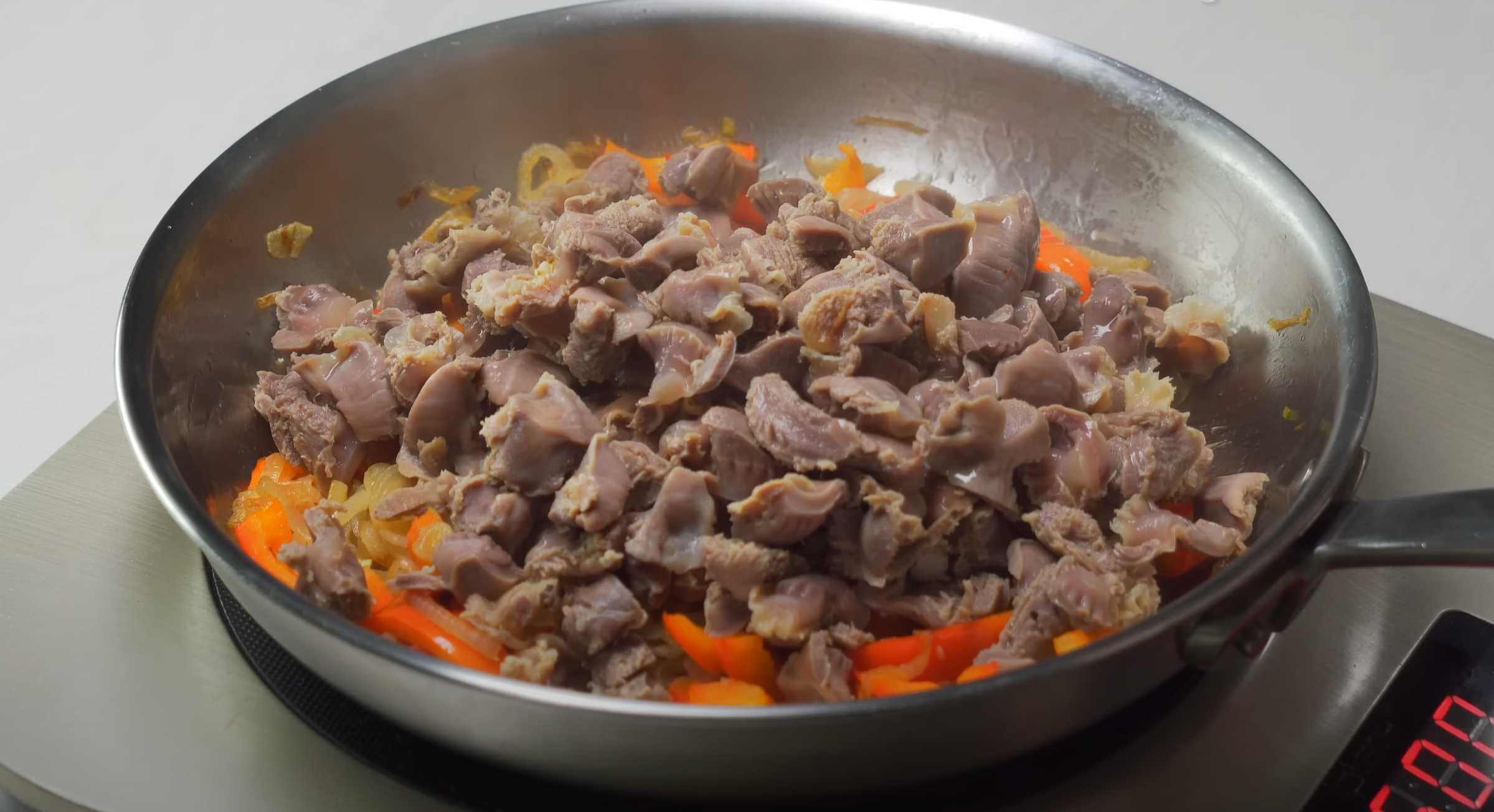 Gésiers de poulet à la coréenne - Étape 9