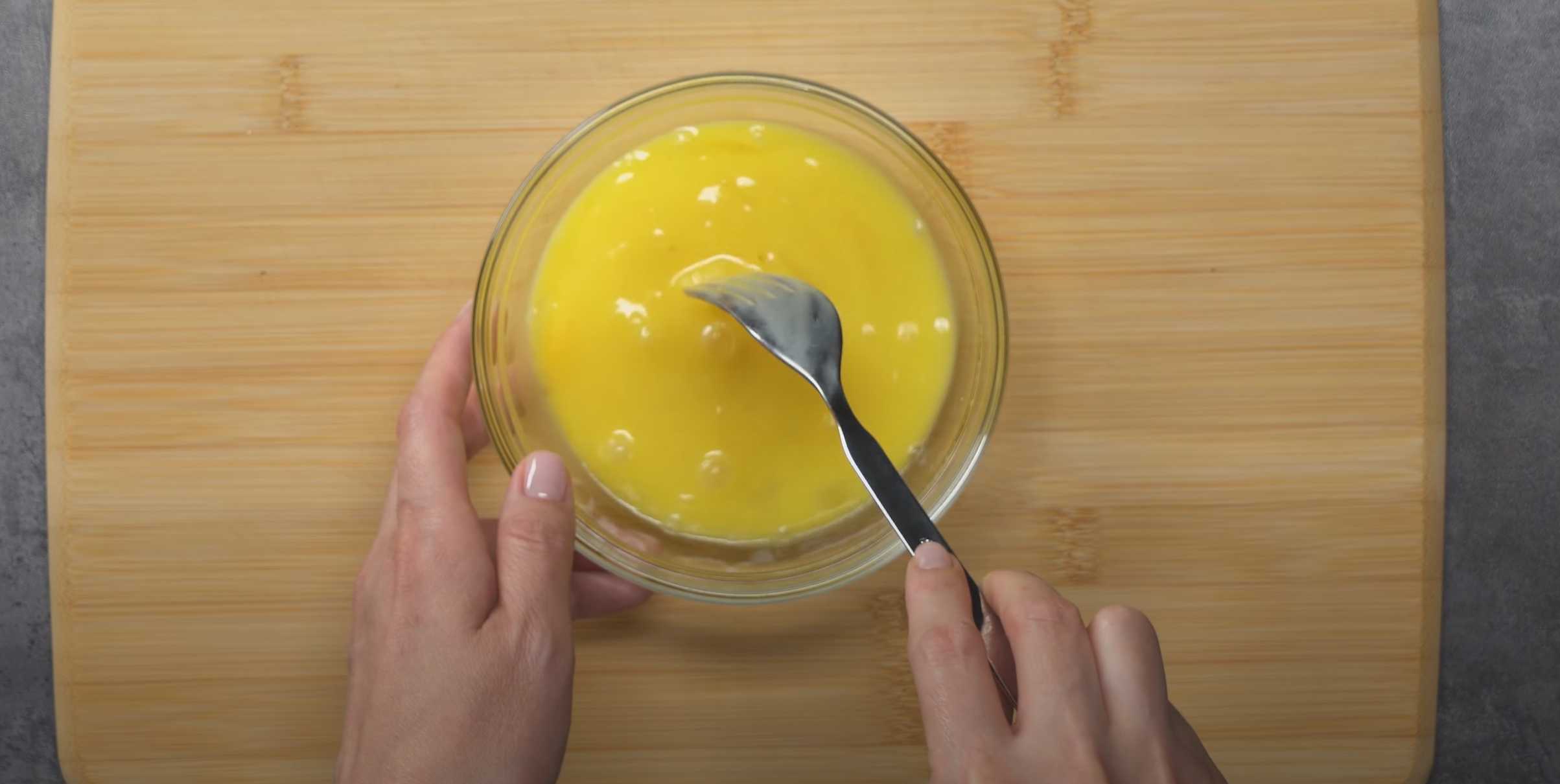 Chou frit chinois aux œufs - Étape 4