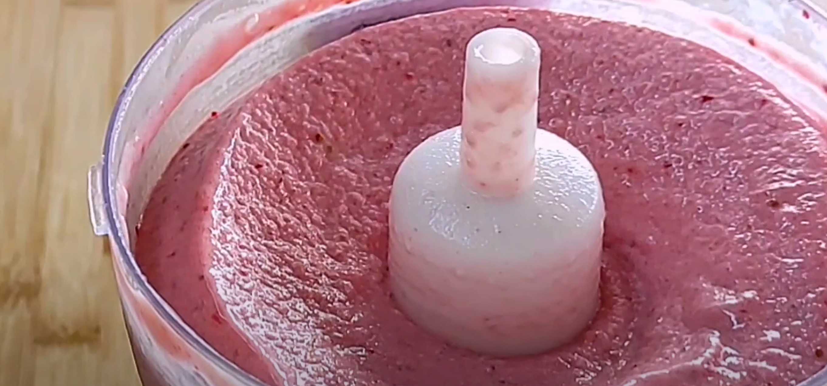 Glace maison fraise-banane - Étape 4