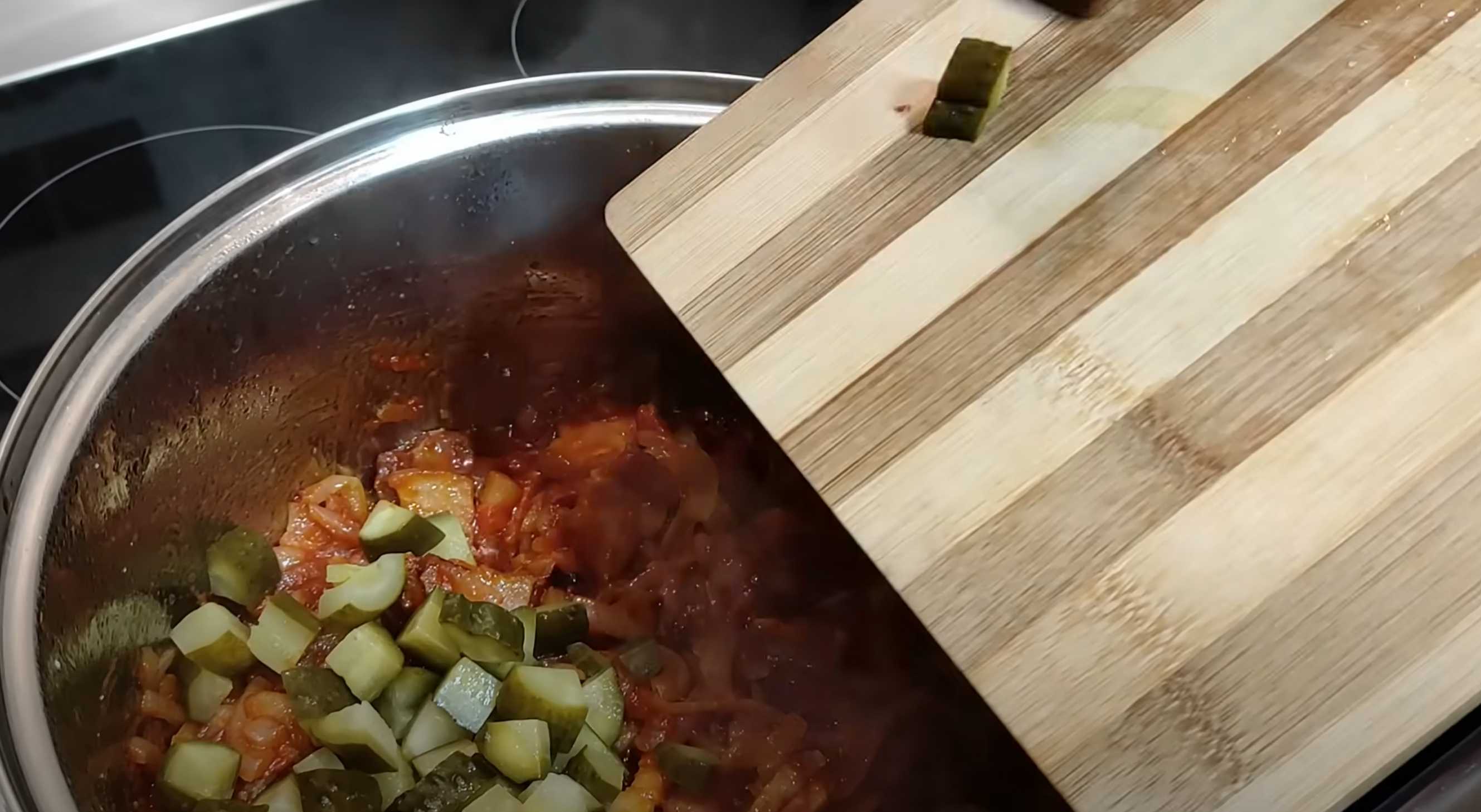 Solyanka de viande - Étape 6