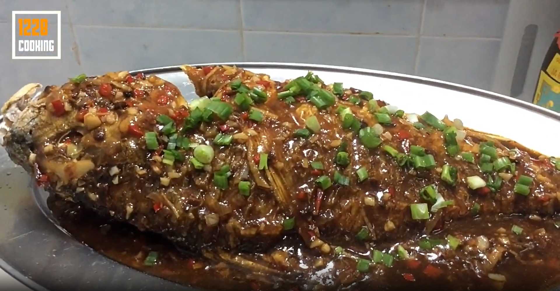 Poisson frit à la sauce aux haricots épicée - Étape 9