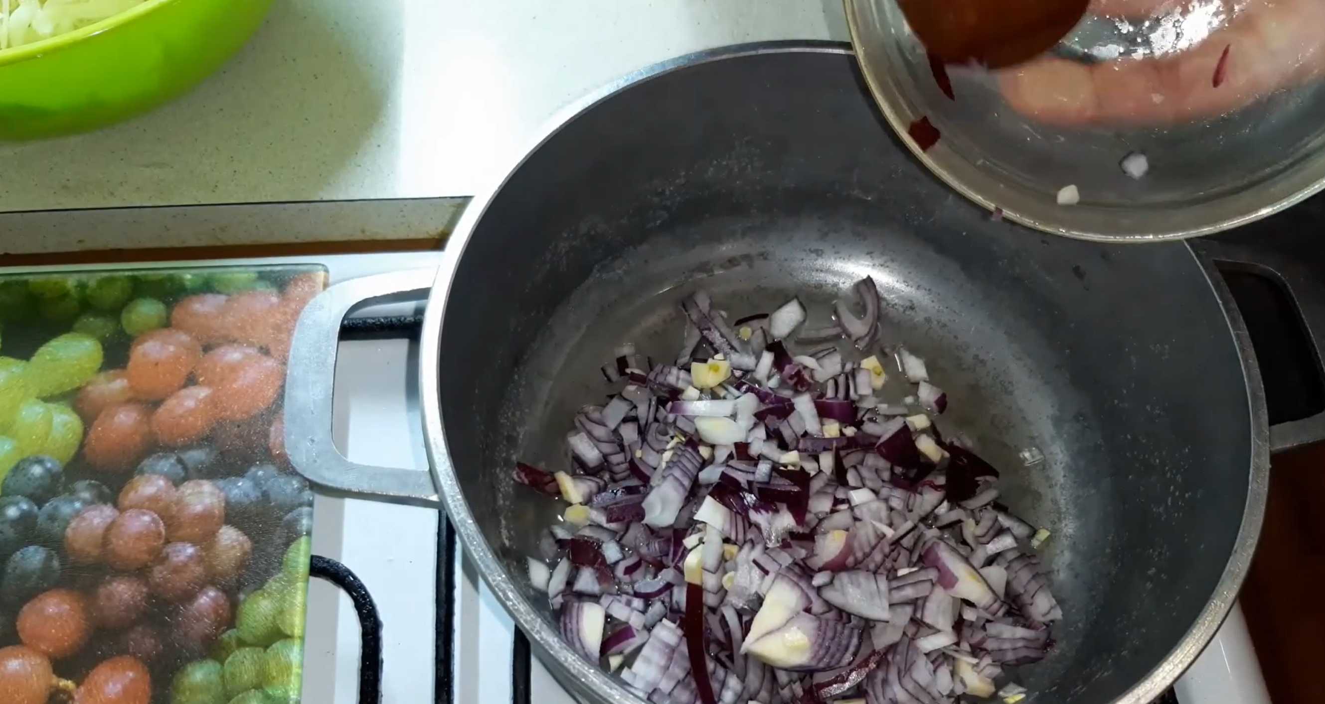 Solyanka aux saucisses - Étape 3