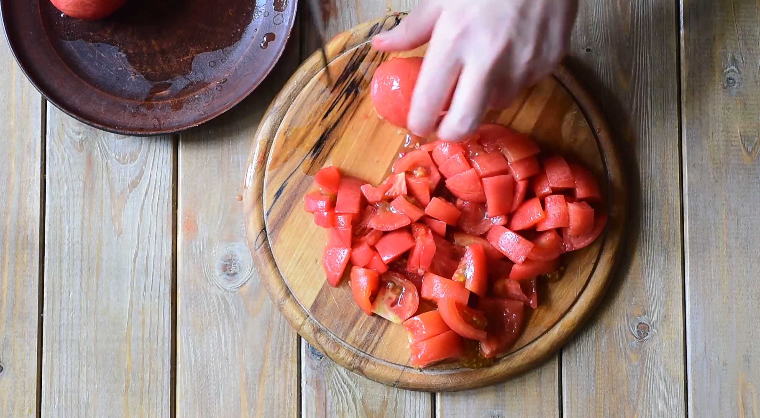 Solyanka d'aubergines pour l'hiver - Étape 4